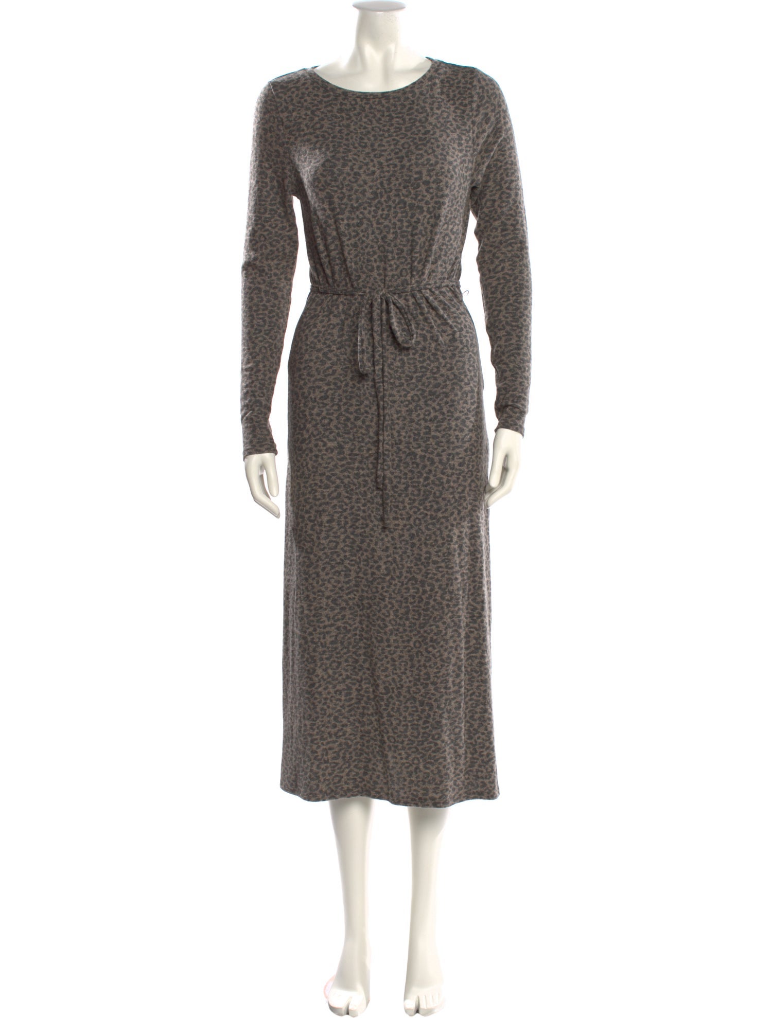 Majorelle Scoop Neck Midi Length Dress