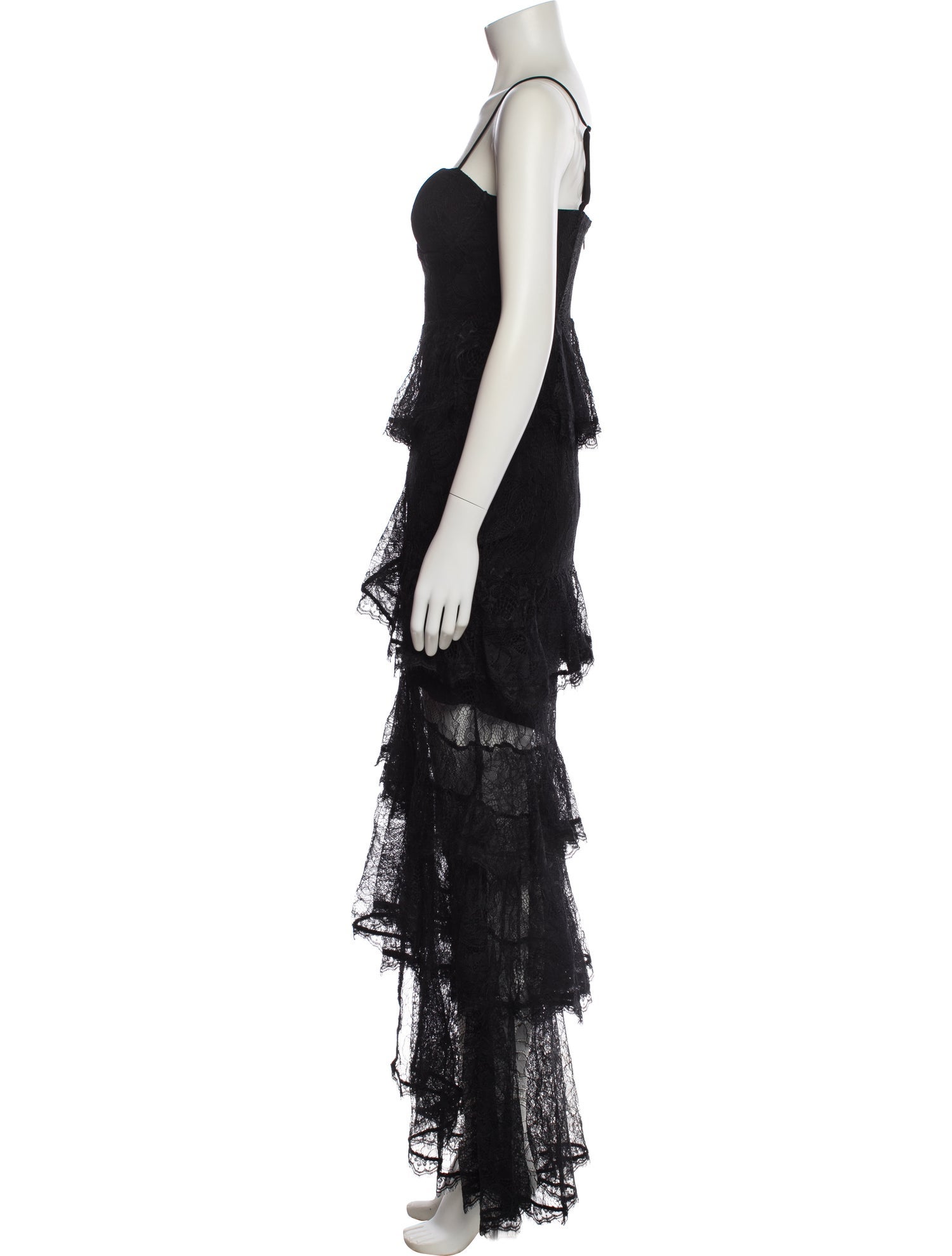 Majorelle Square Neckline Long Dress