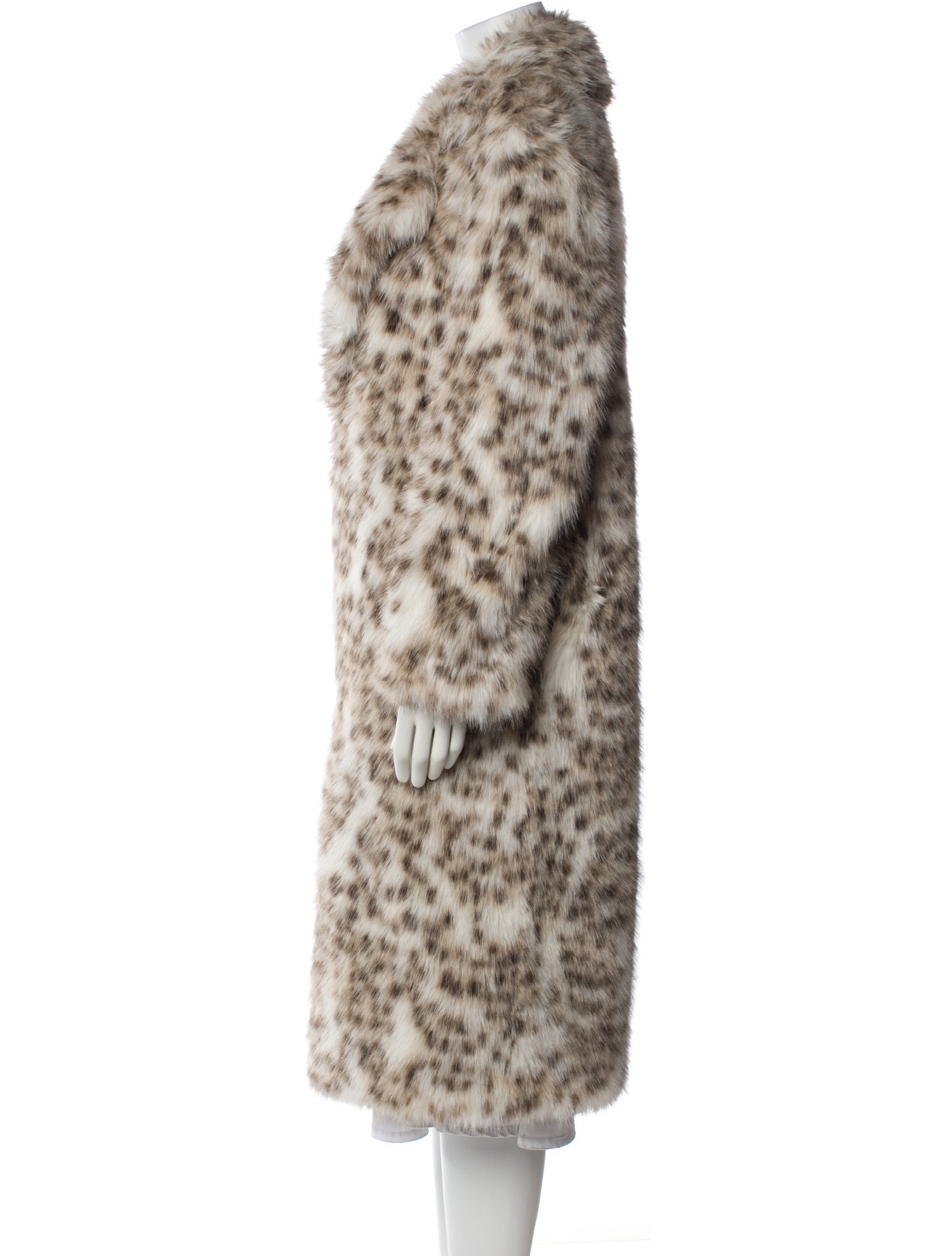 Majorelle Animal Print Faux Fur Coat