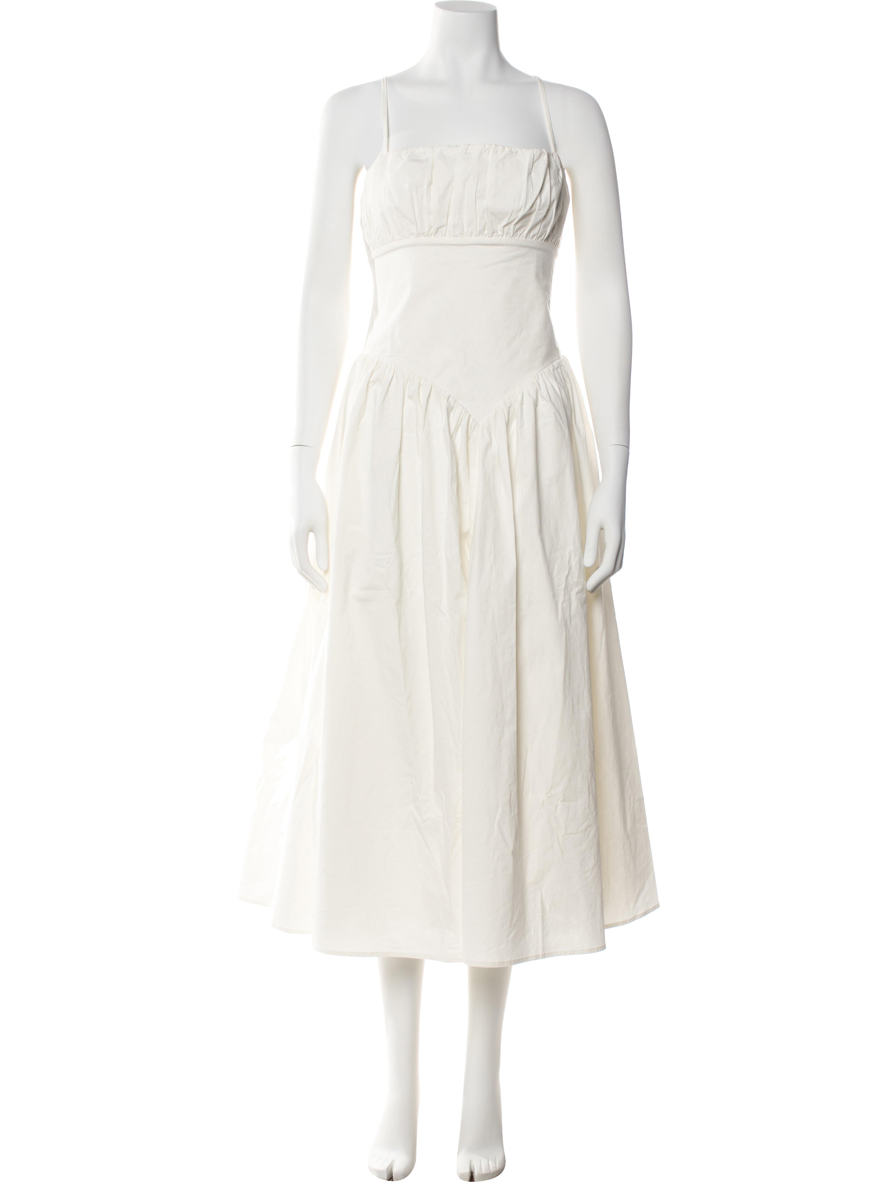 Majorelle Square Neckline Long Dress