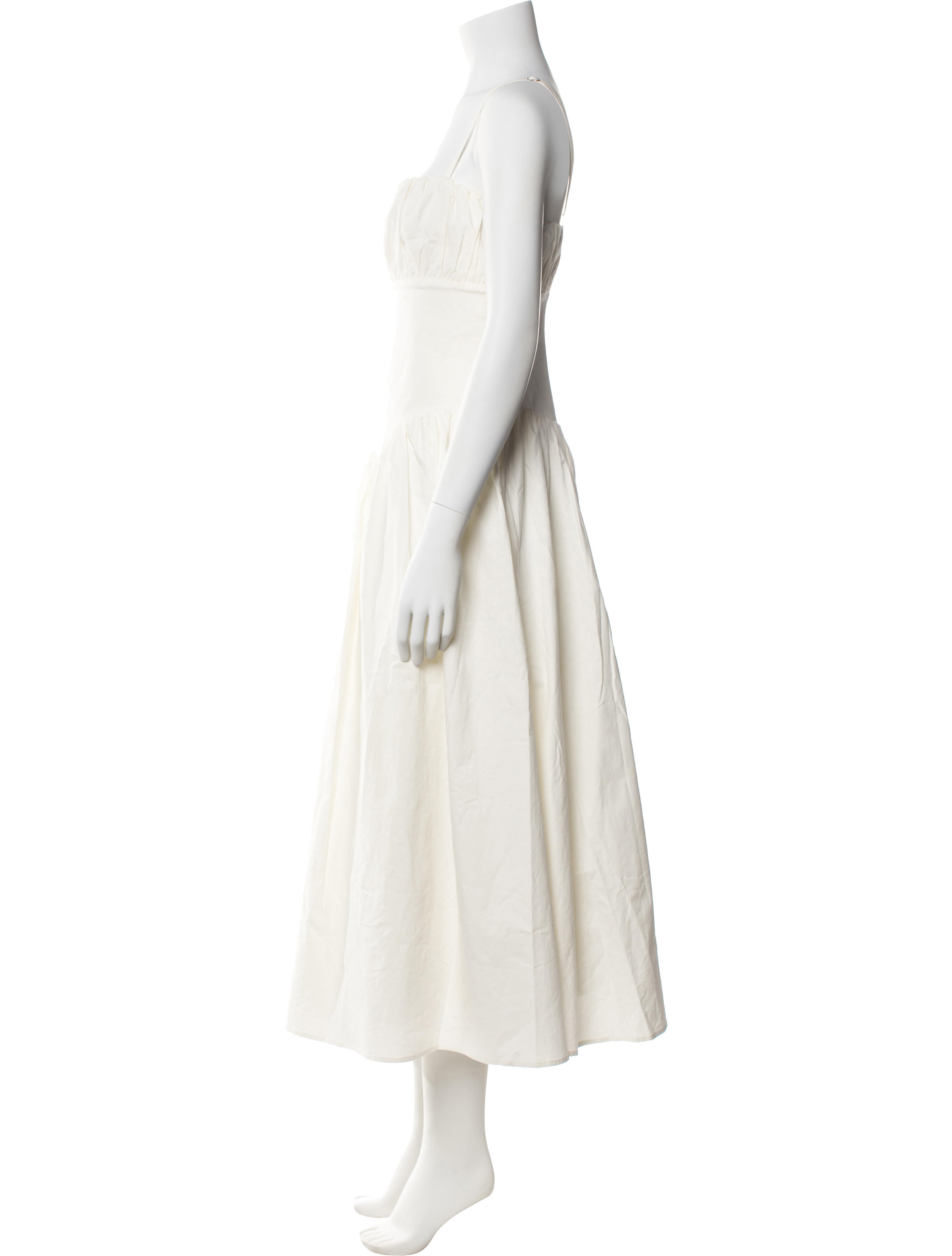 Majorelle Square Neckline Long Dress