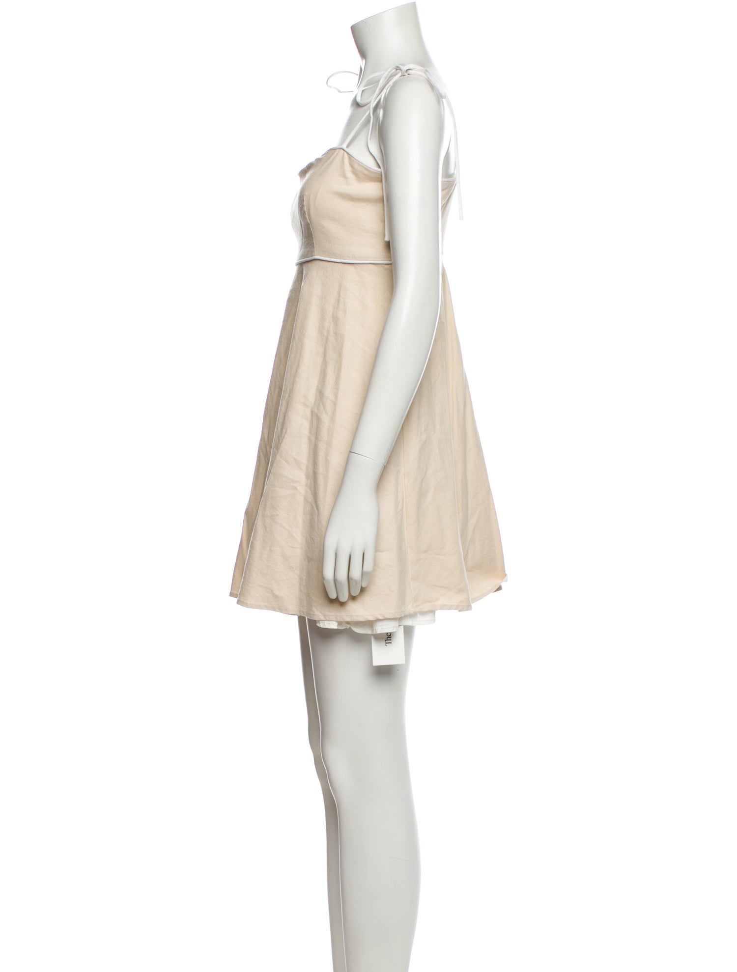 Majorelle Square Neckline Mini Dress