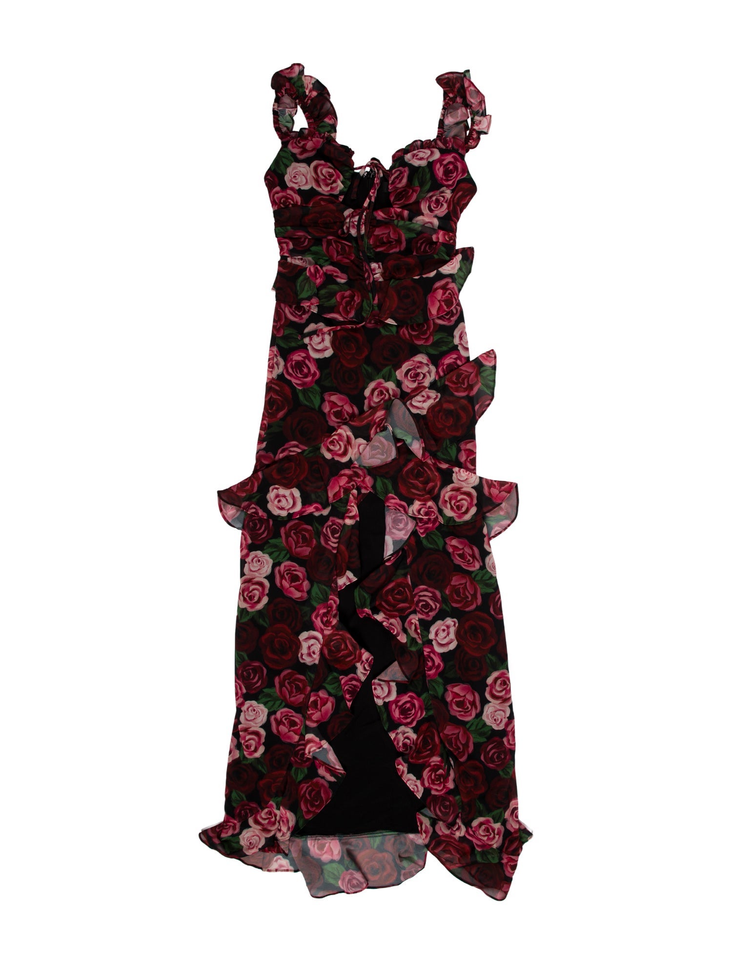 Majorelle Floral Print Long Dress