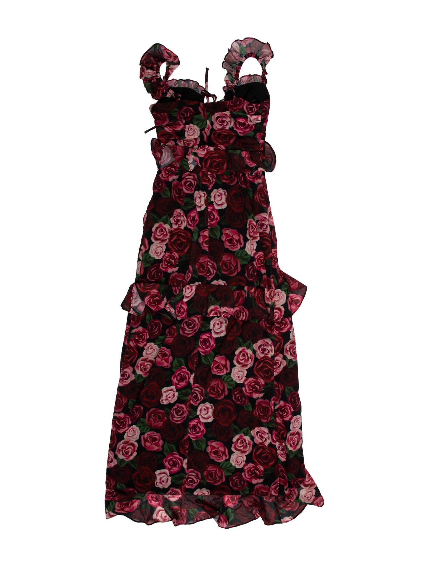 Majorelle Floral Print Long Dress