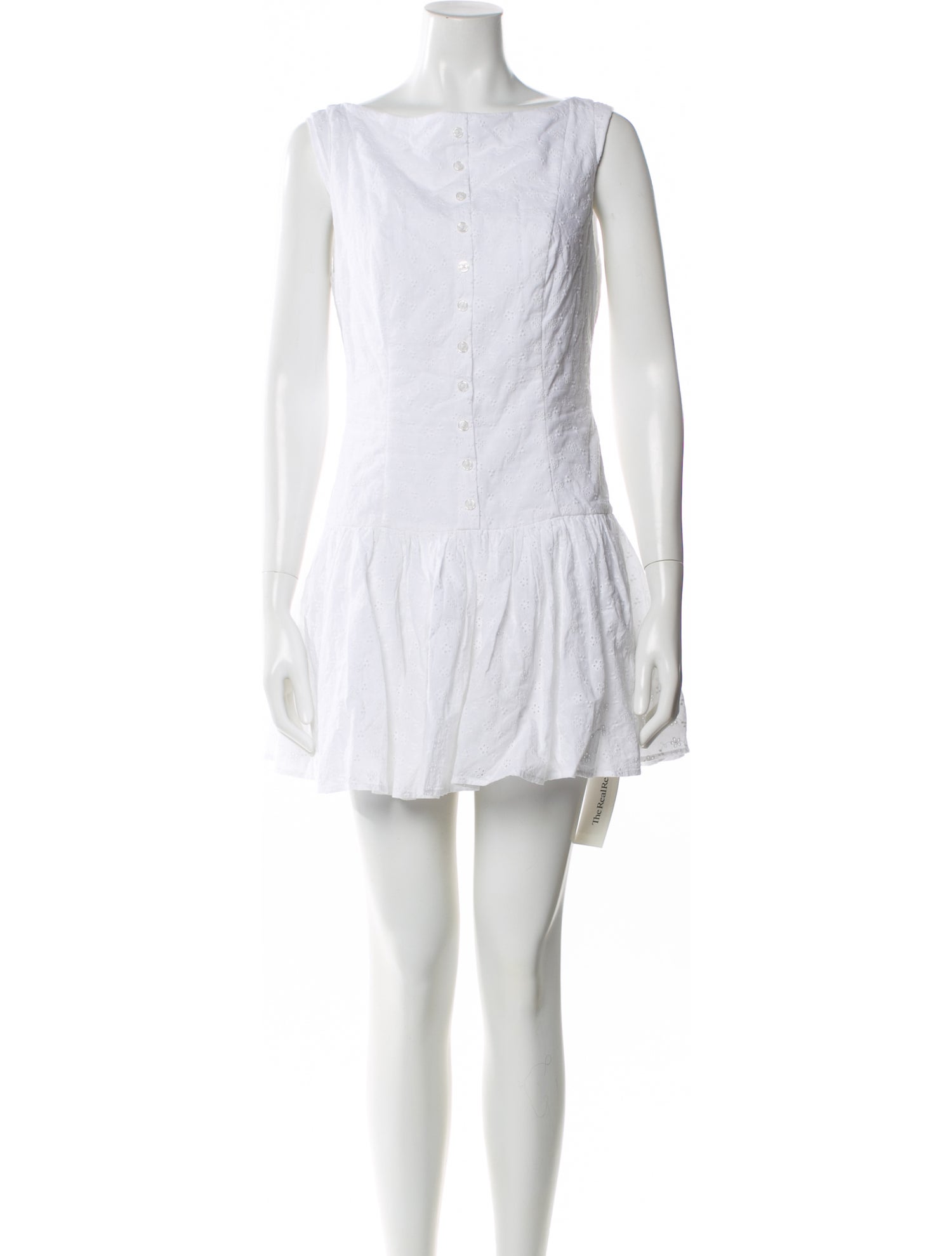 Majorelle Bateau Neckline Mini Dress