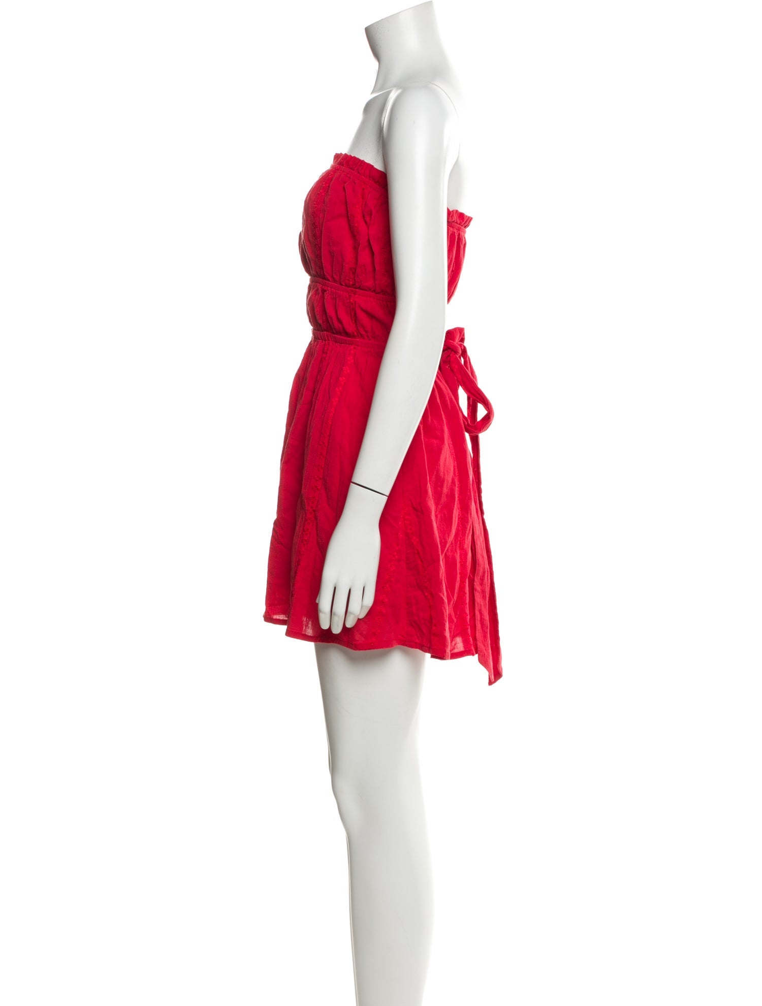 Majorelle Strapless Mini Dress