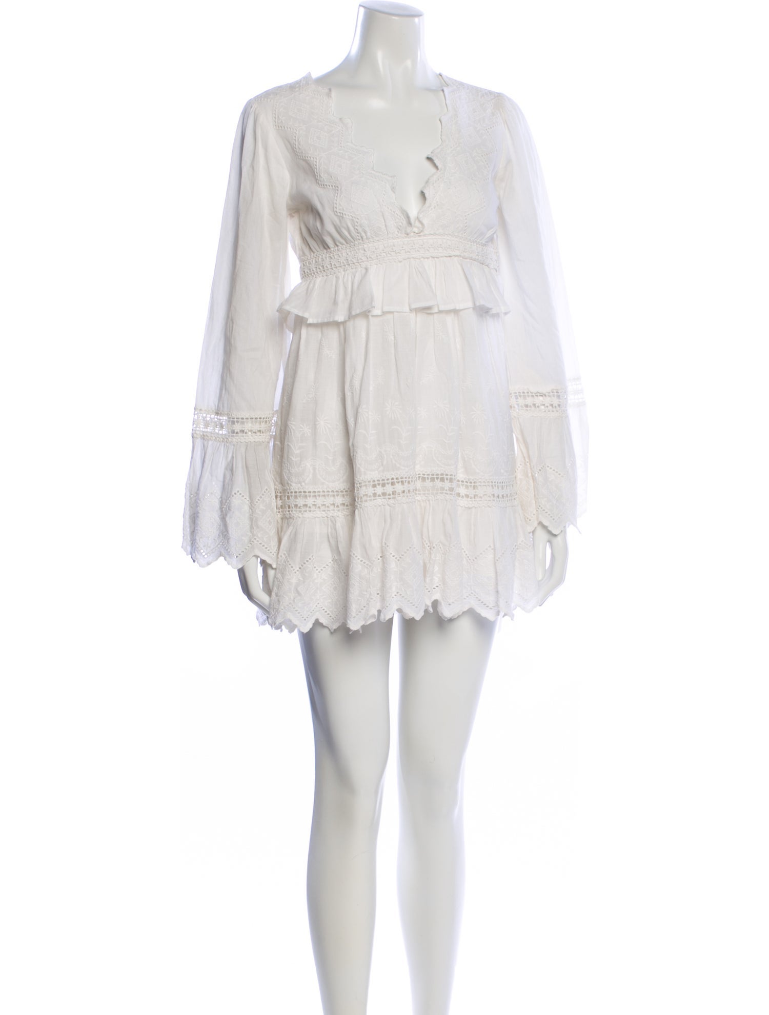 Majorelle V-Neck Mini Dress