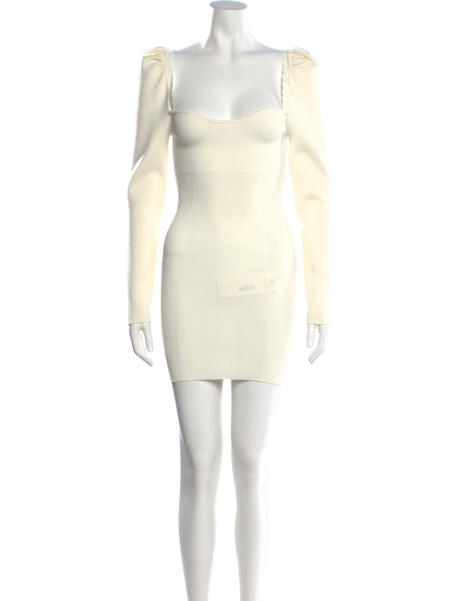 Majorelle Square Neckline Mini Dress