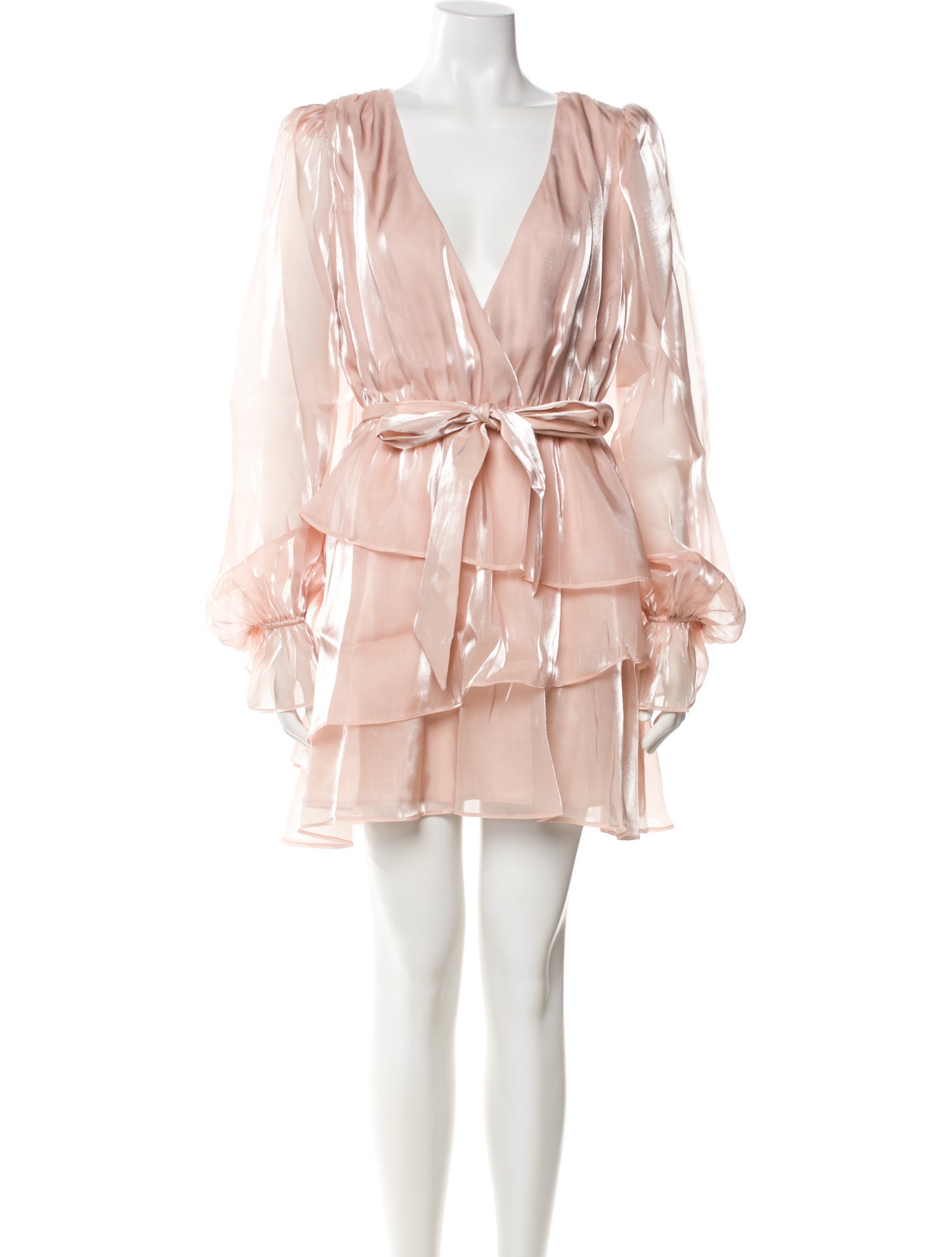 Majorelle V-Neck Mini Dress