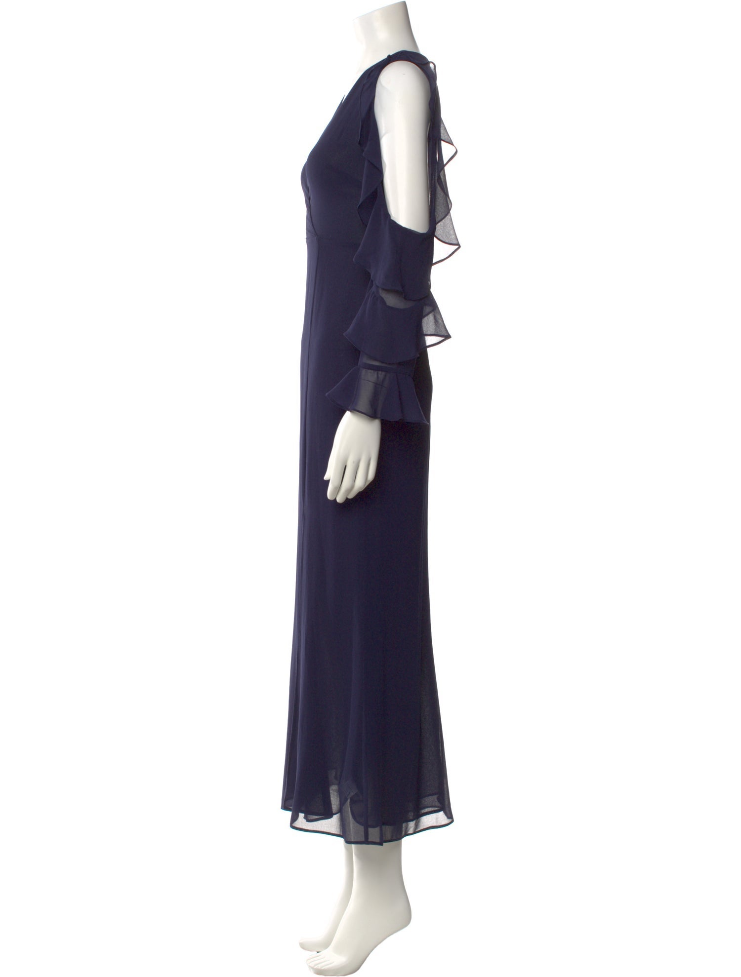 Majorelle V-Neck Long Dress