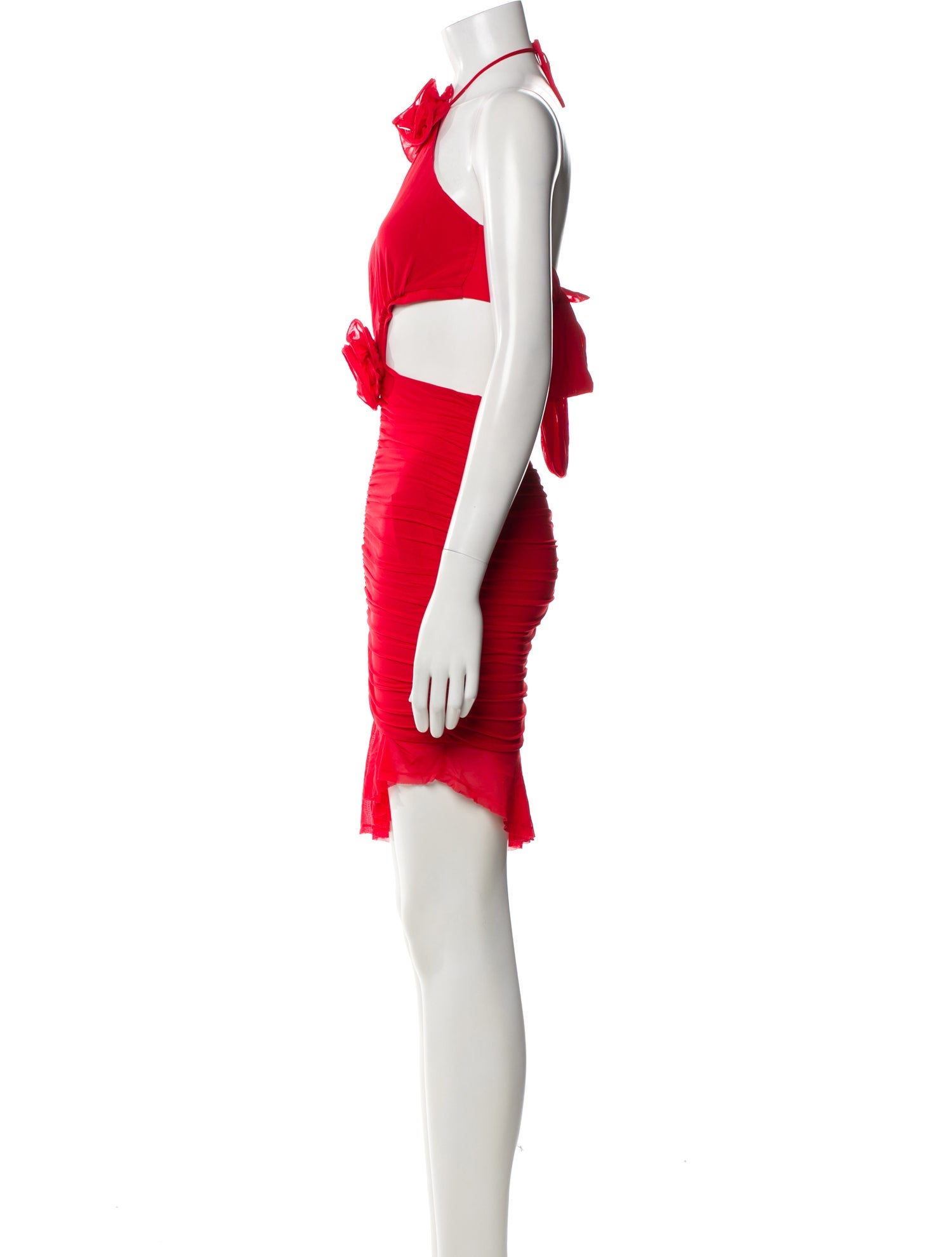 Majorelle Halterneck Mini Dress