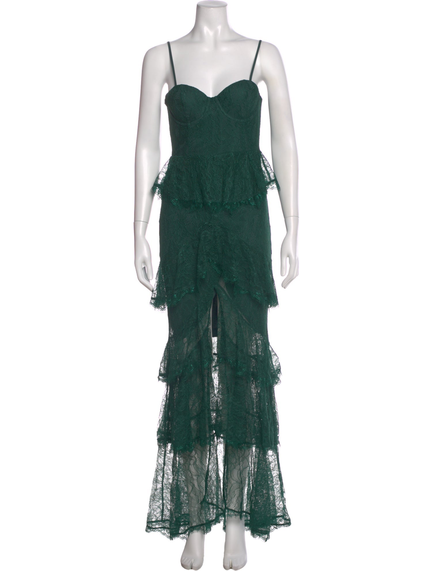 Majorelle Square Neckline Long Dress