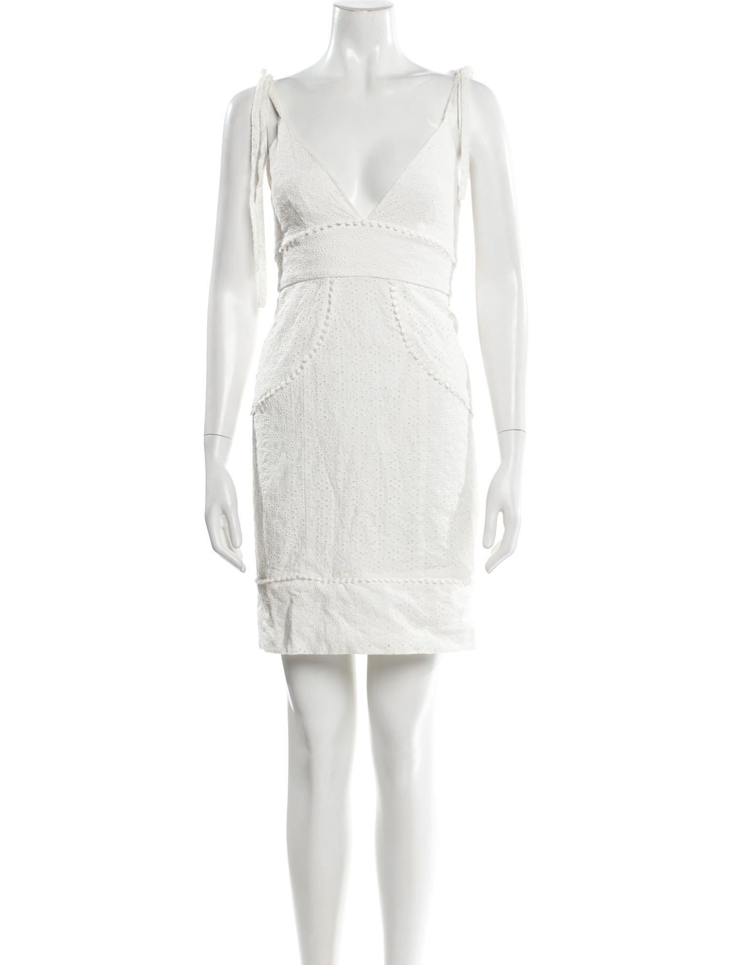 Majorelle V-Neck Mini Dress