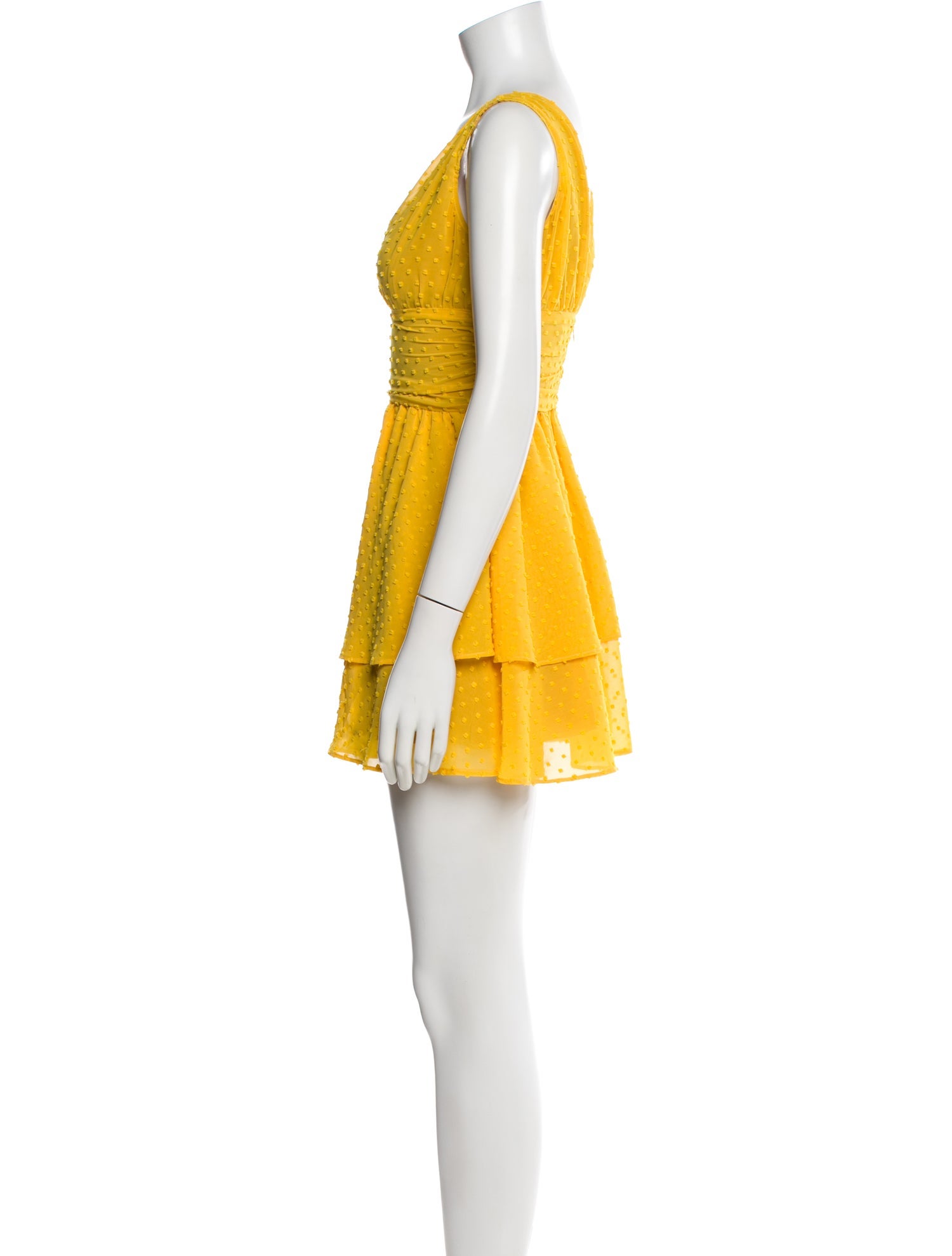 Majorelle V-Neck Mini Dress