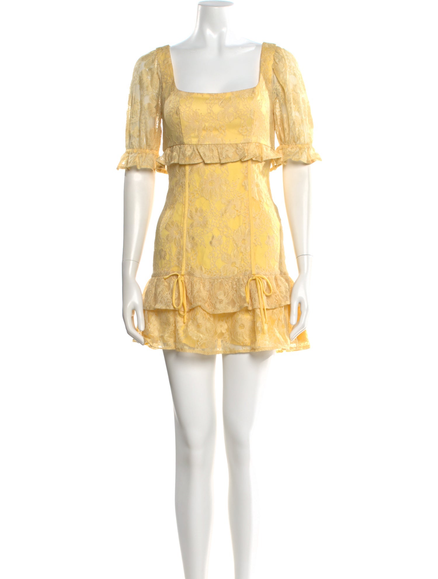 Majorelle Floral Print Mini Dress