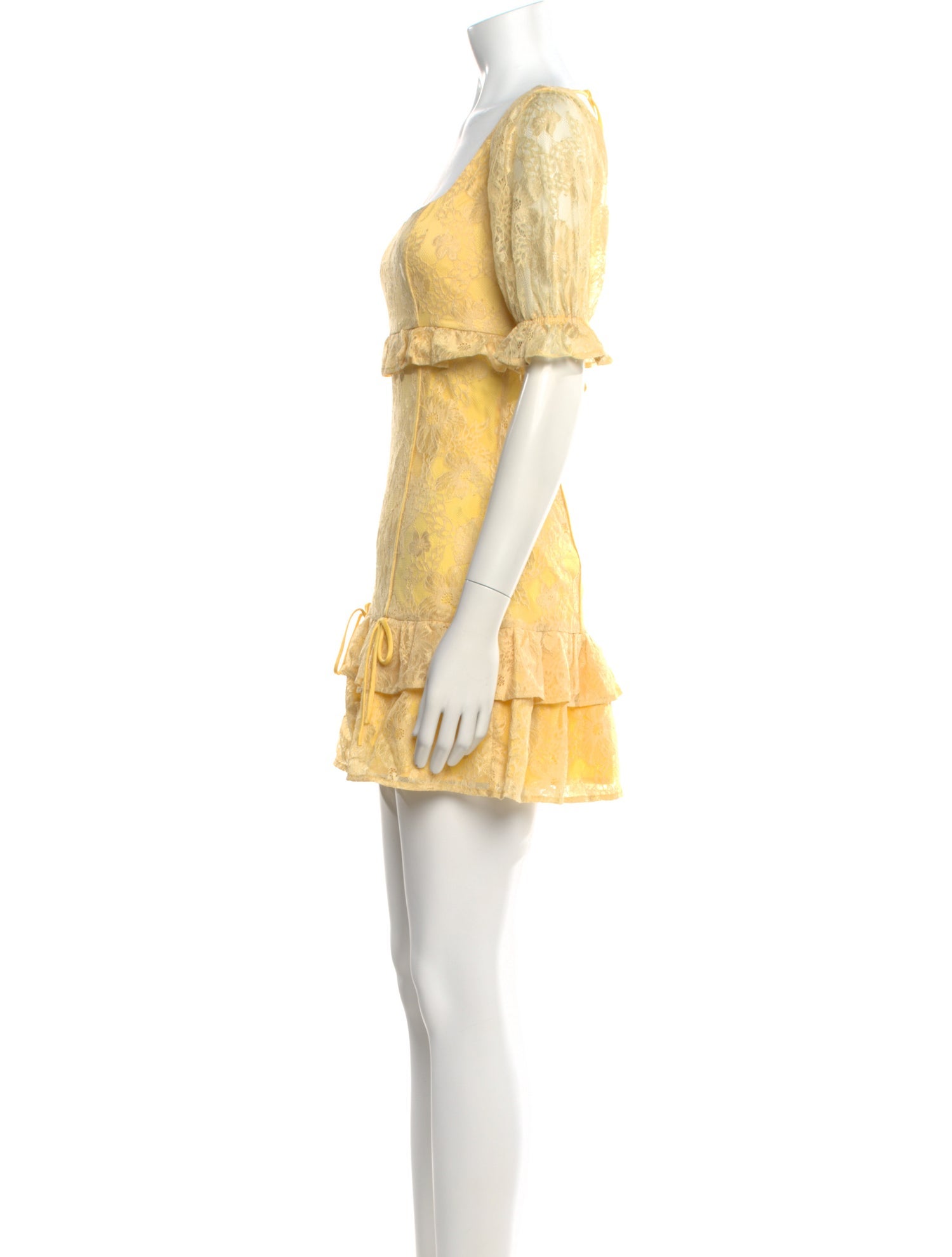 Majorelle Floral Print Mini Dress