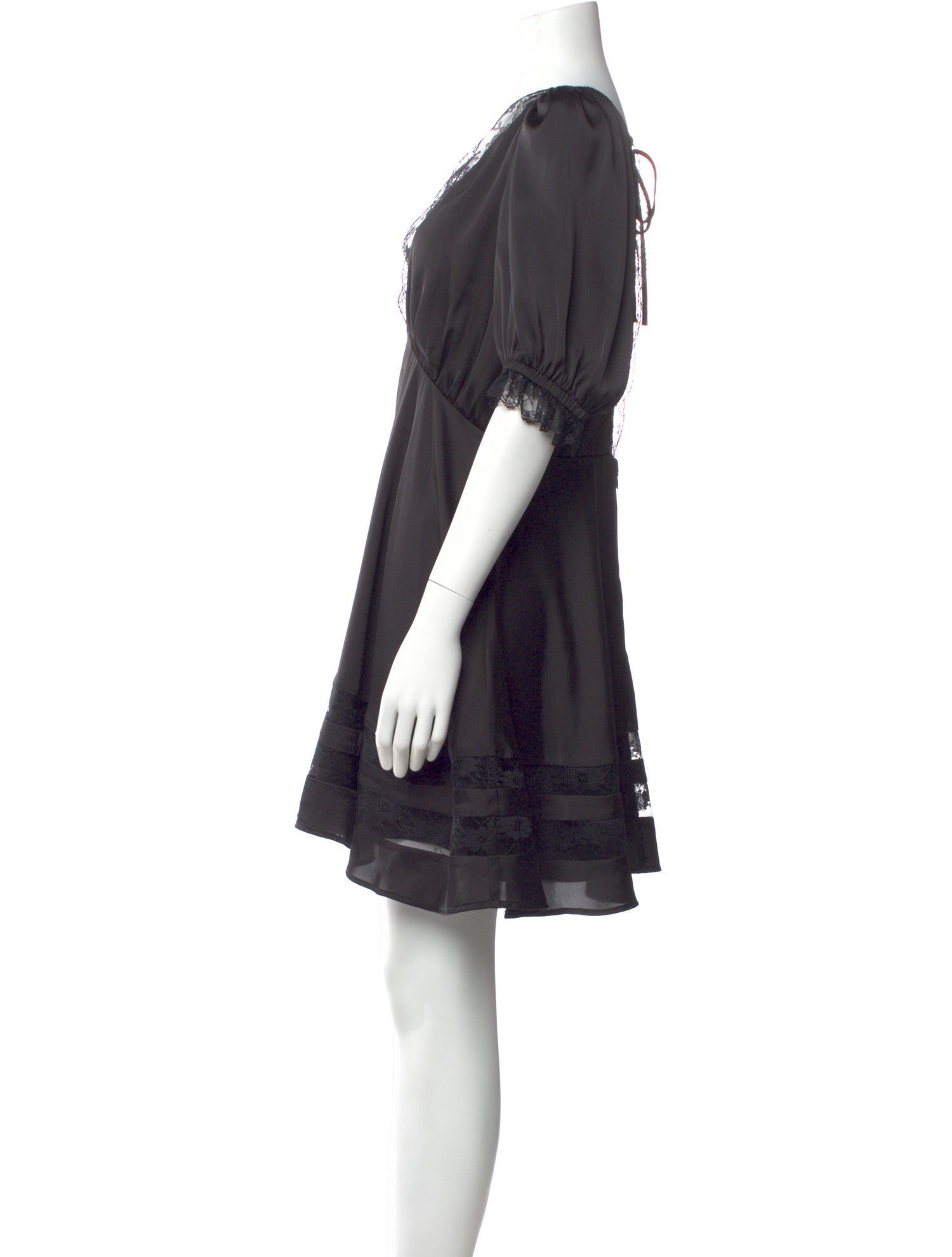 Majorelle V-Neck Mini Dress