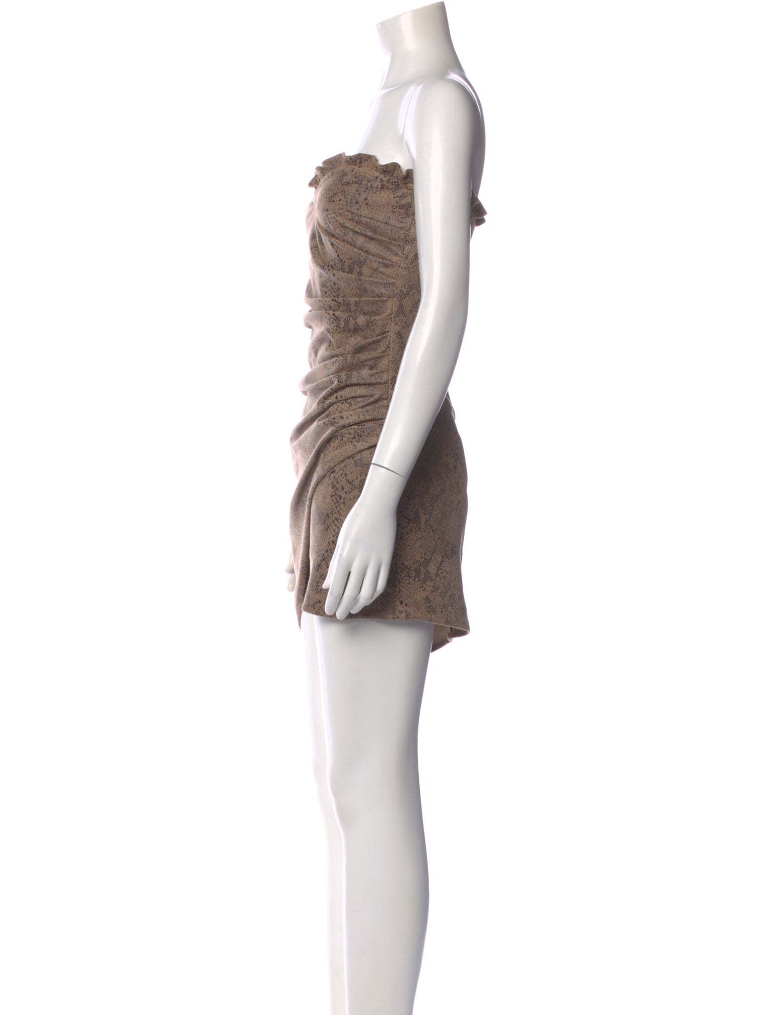 Majorelle Strapless Mini Dress