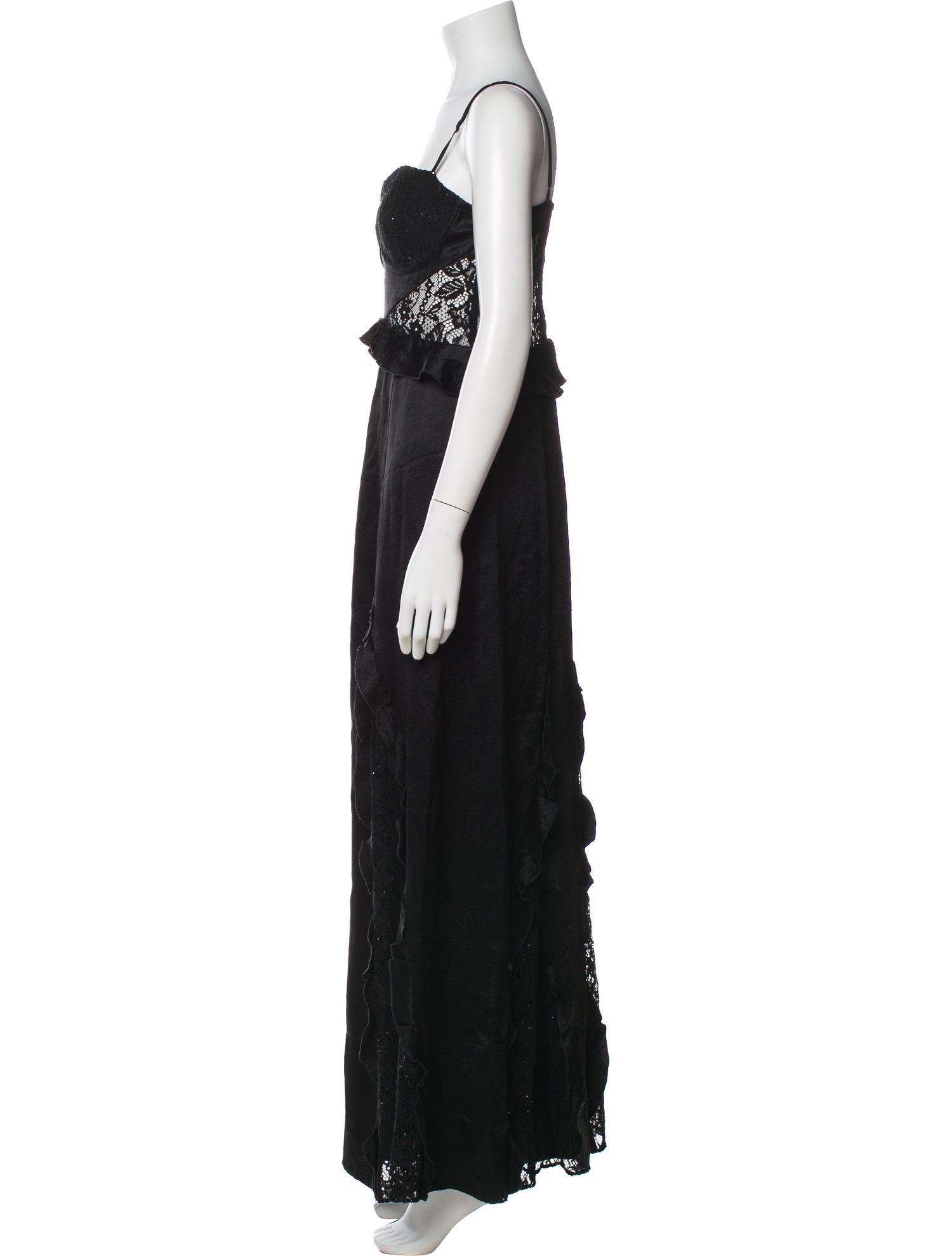 Majorelle Square Neckline Long Dress