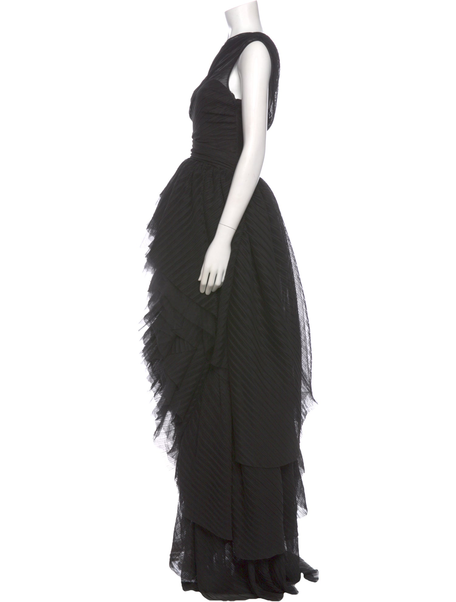 Majorelle Silk Long Dress