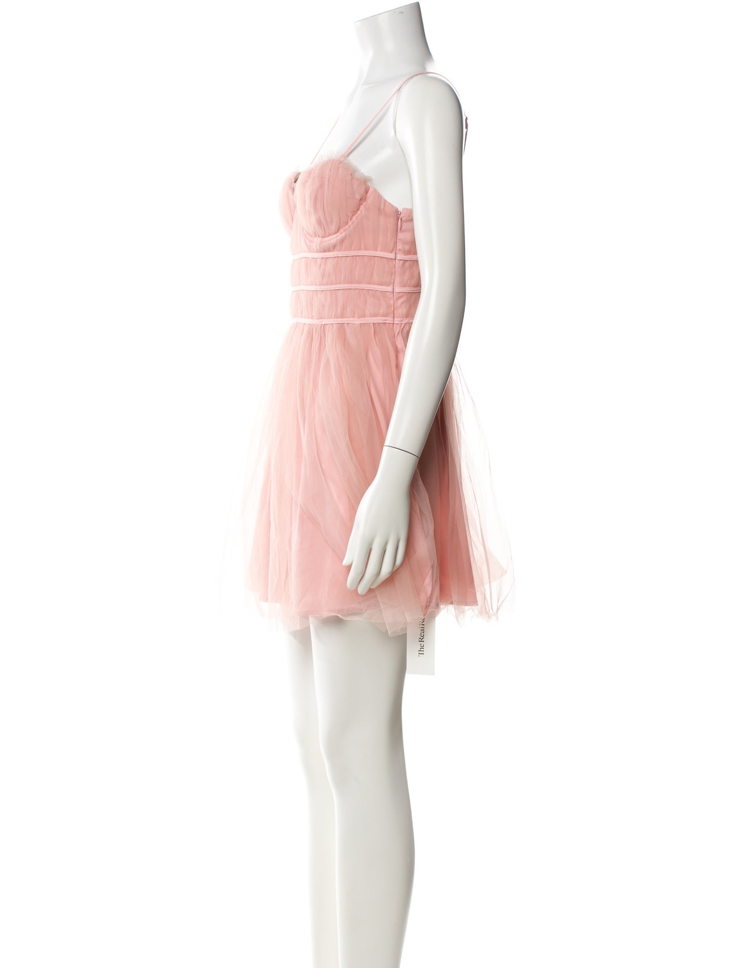 Majorelle Square Neckline Mini Dress