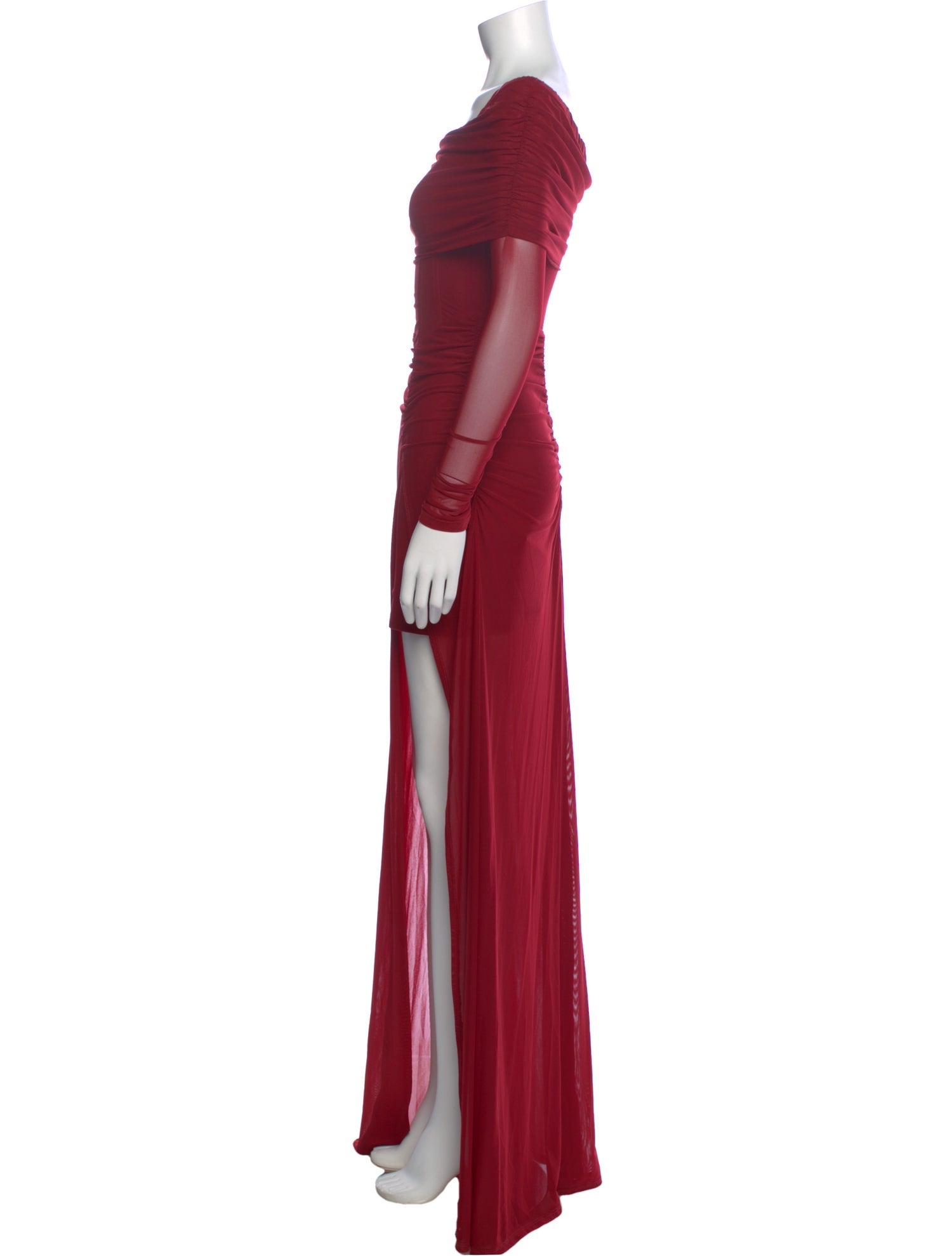 Majorelle Square Neckline Long Dress