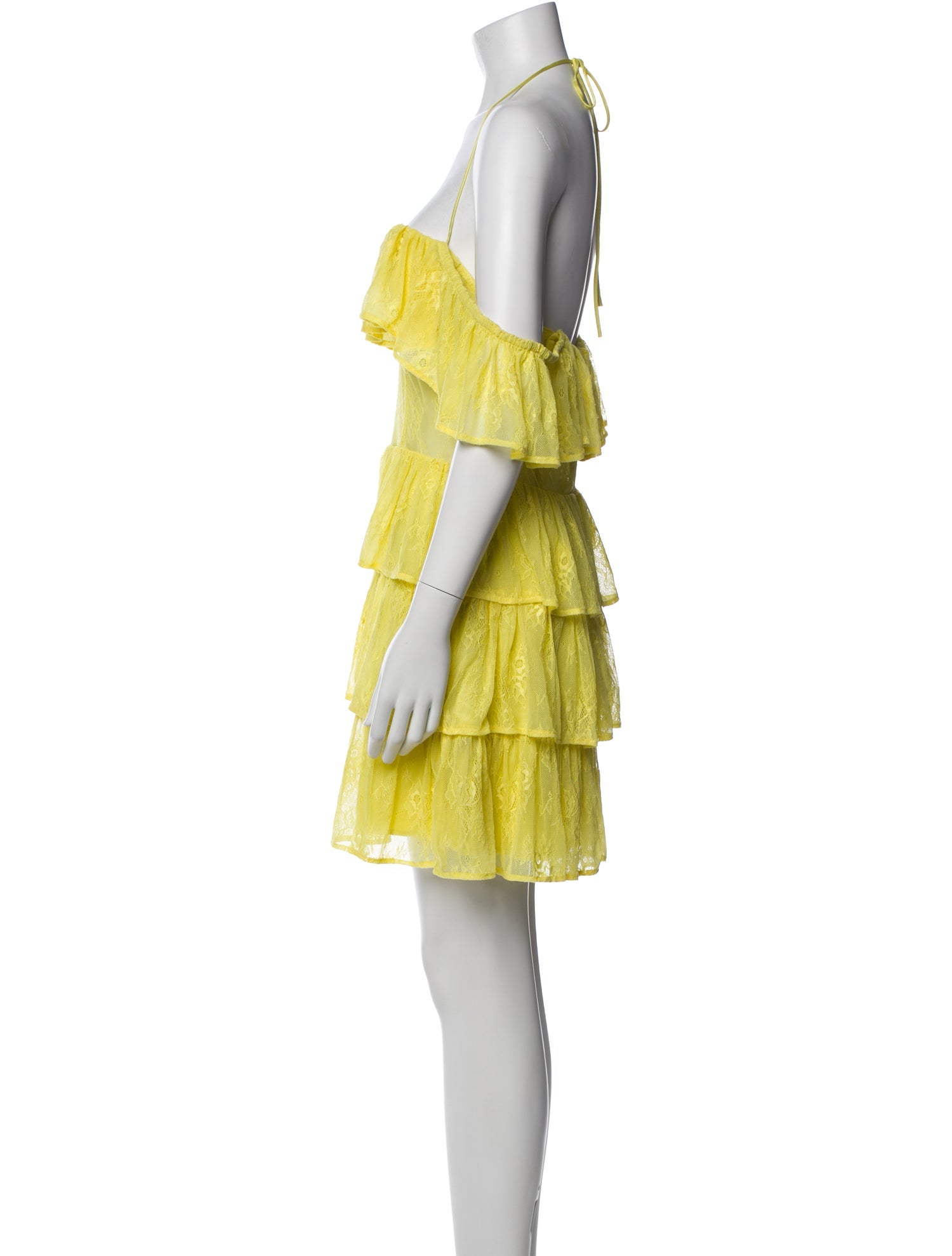 Majorelle Halterneck Mini Dress