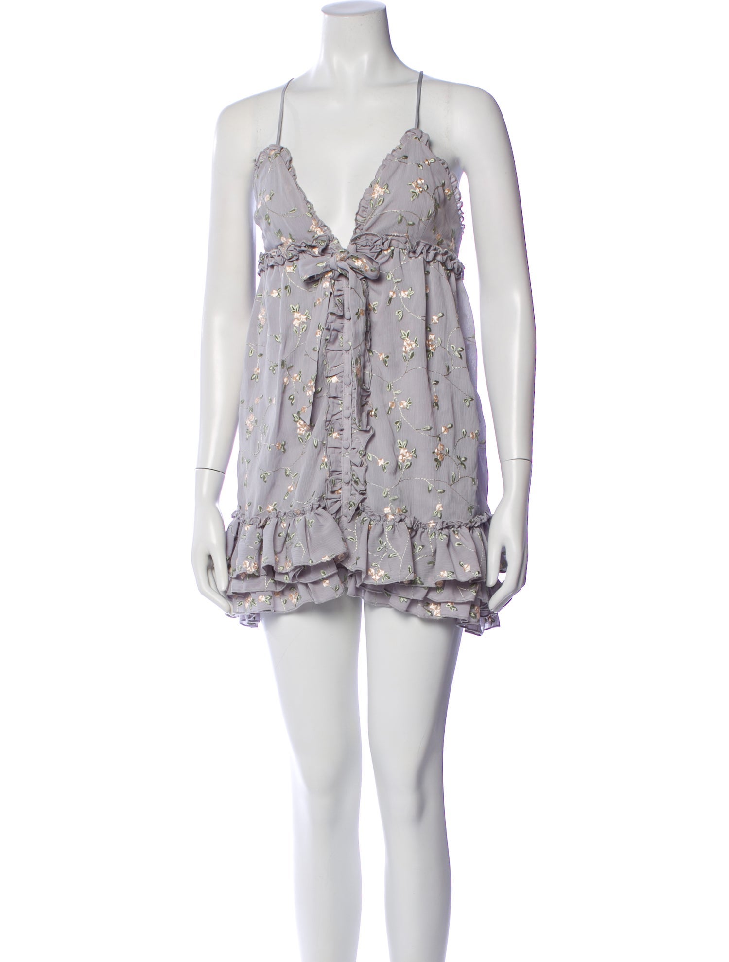 Majorelle Printed Mini Dress