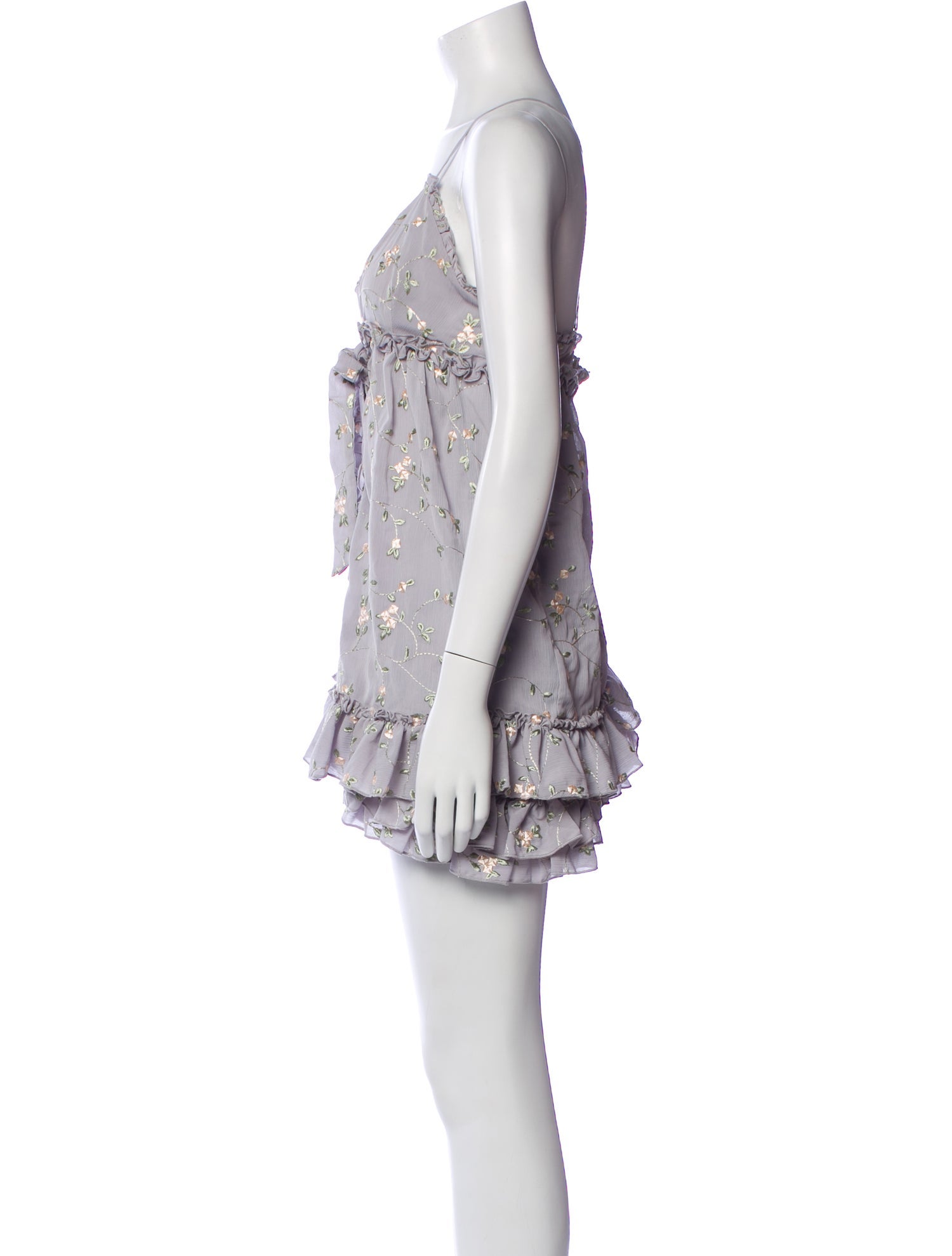 Majorelle Printed Mini Dress