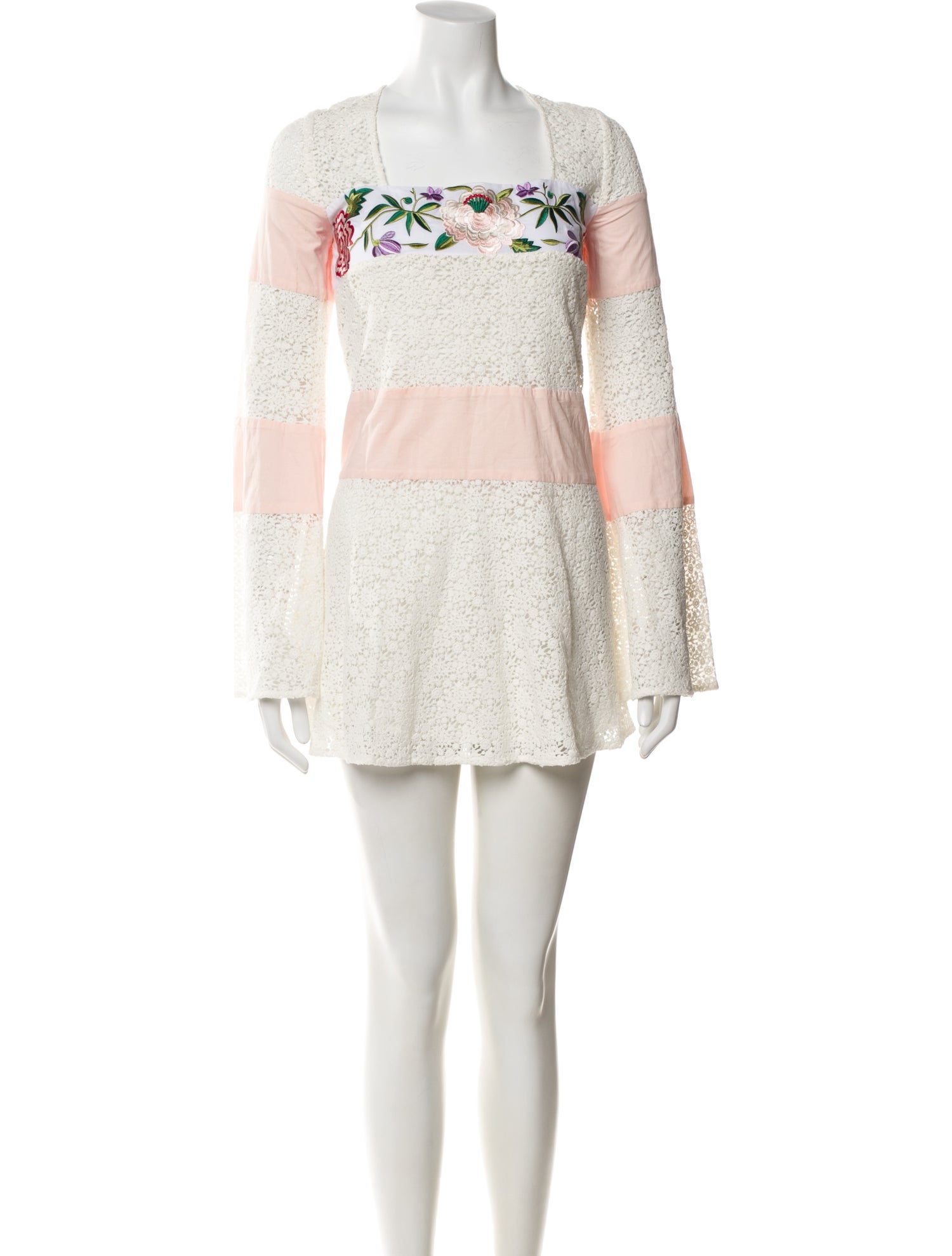 Majorelle Lace Pattern Mini Dress w/ Tags