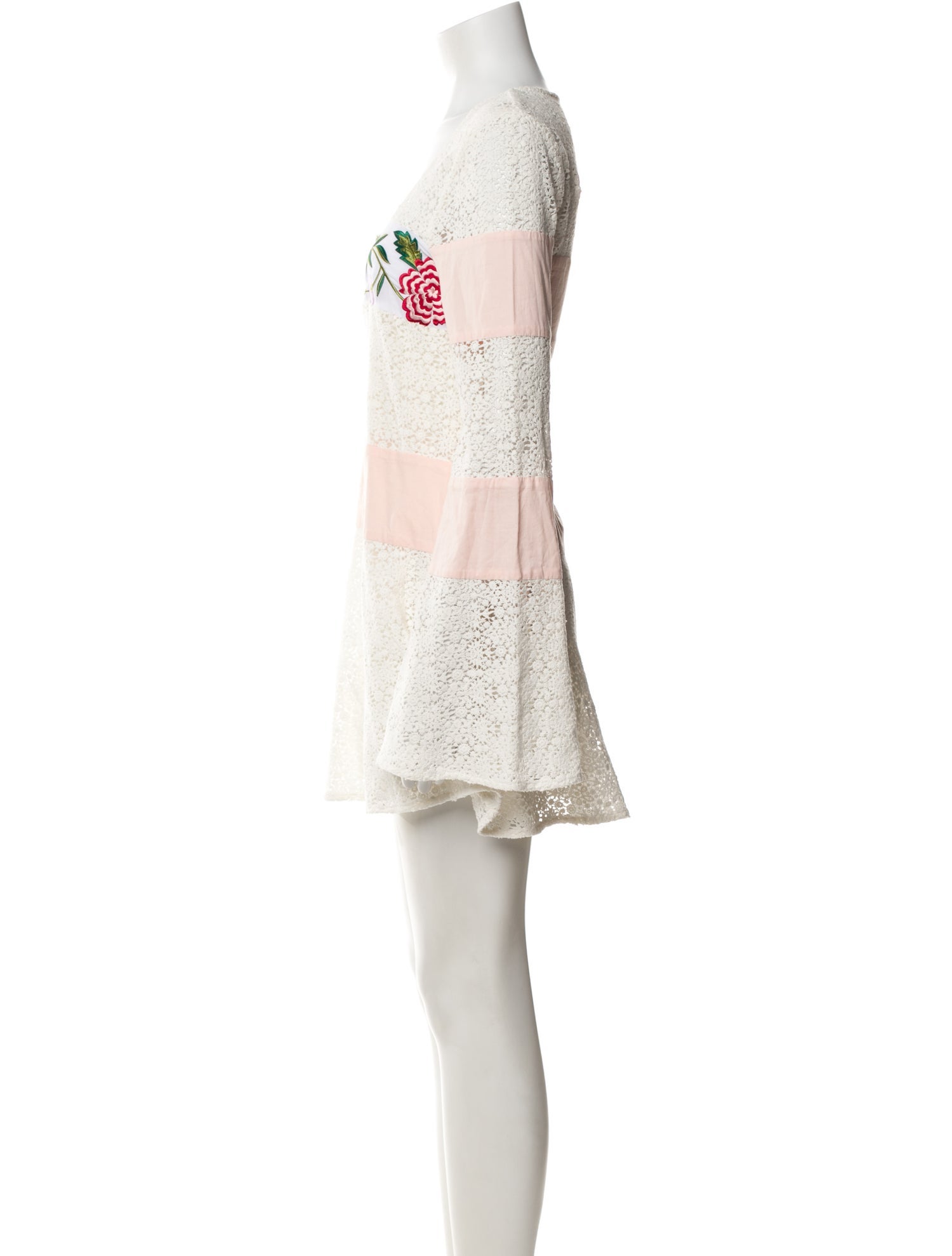 Majorelle Lace Pattern Mini Dress w/ Tags