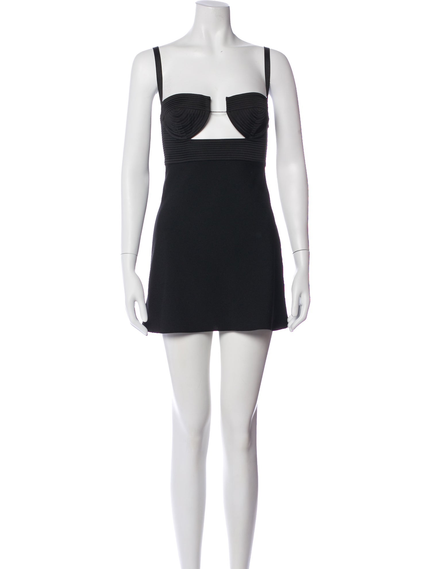 Majorelle Square Neckline Mini Dress