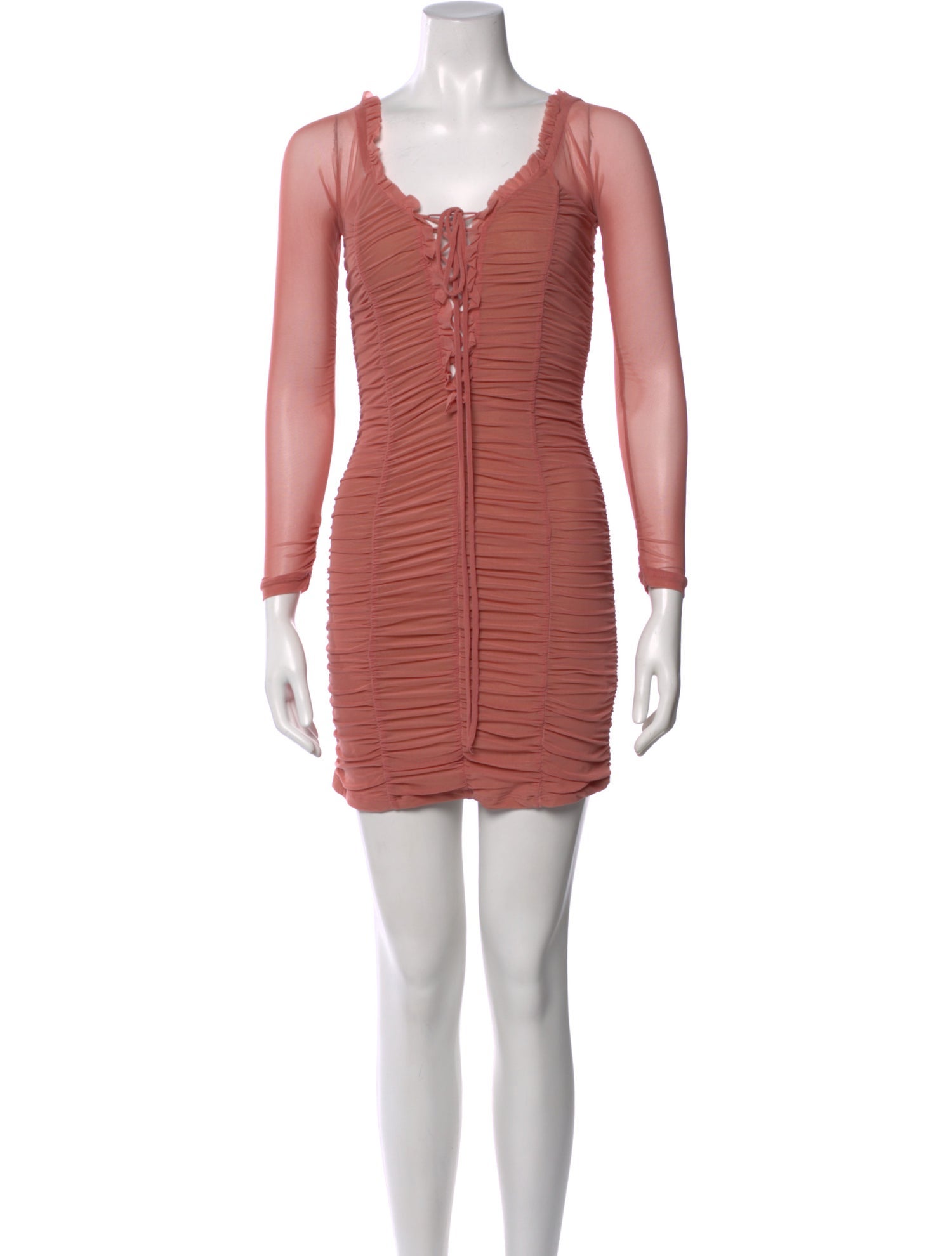 Majorelle Scoop Neck Mini Dress