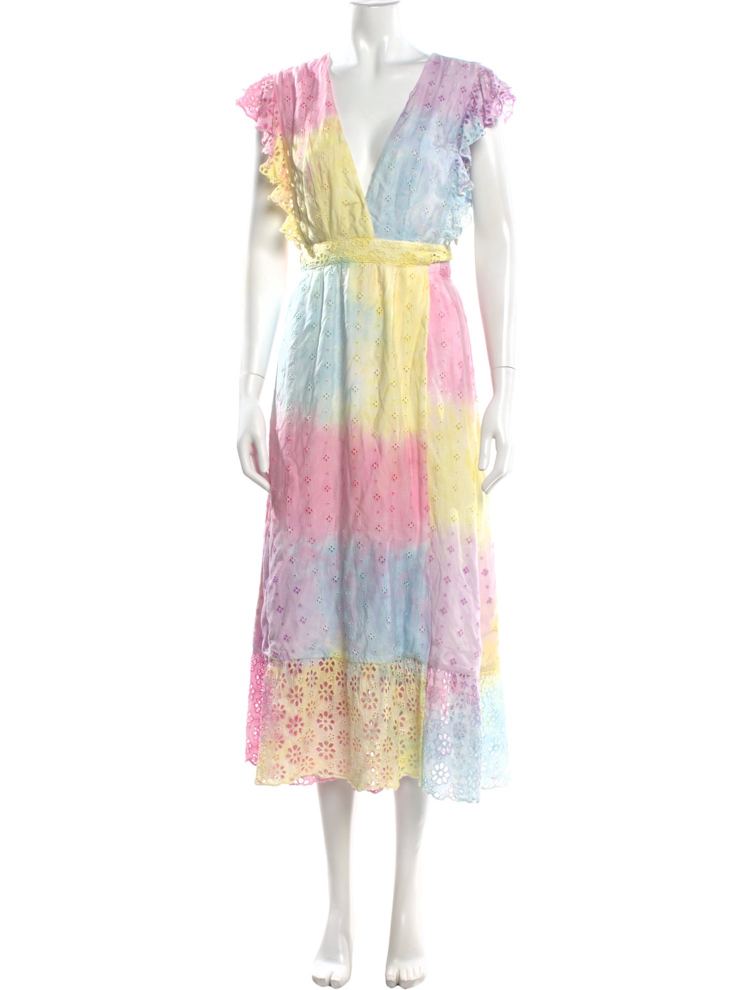 Majorelle Floral Print Long Dress
