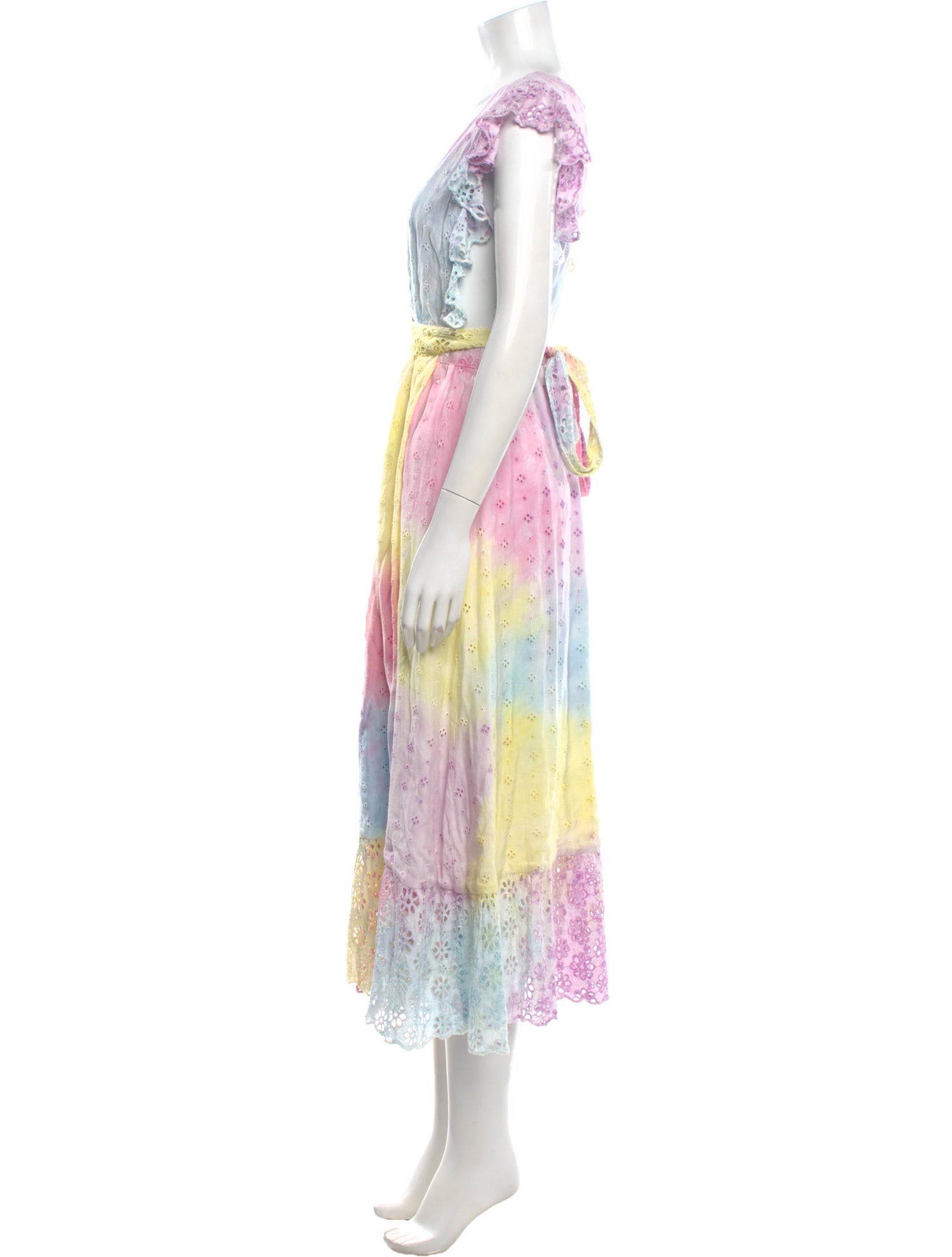 Majorelle Floral Print Long Dress