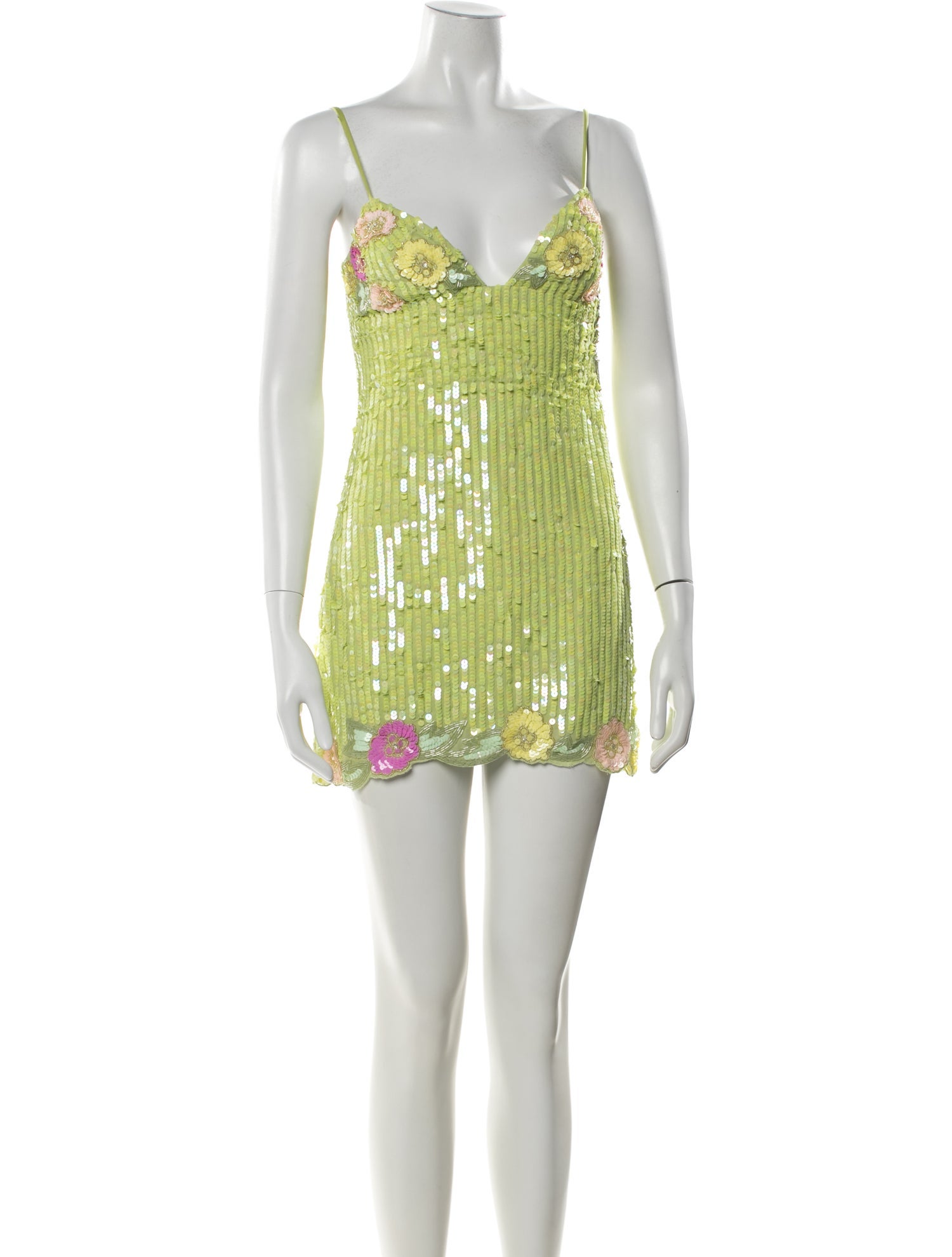 Majorelle Floral Print Mini Dress