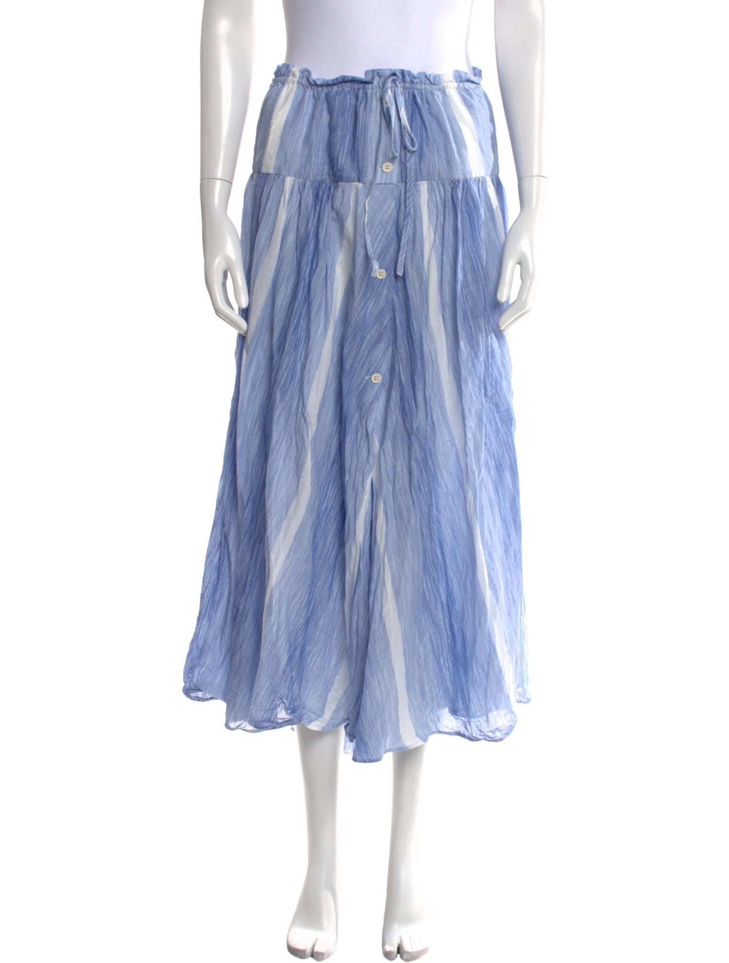 Maryam Nassir Zadeh x J.Crew Ruffle Embellishment Midi Length Skirt