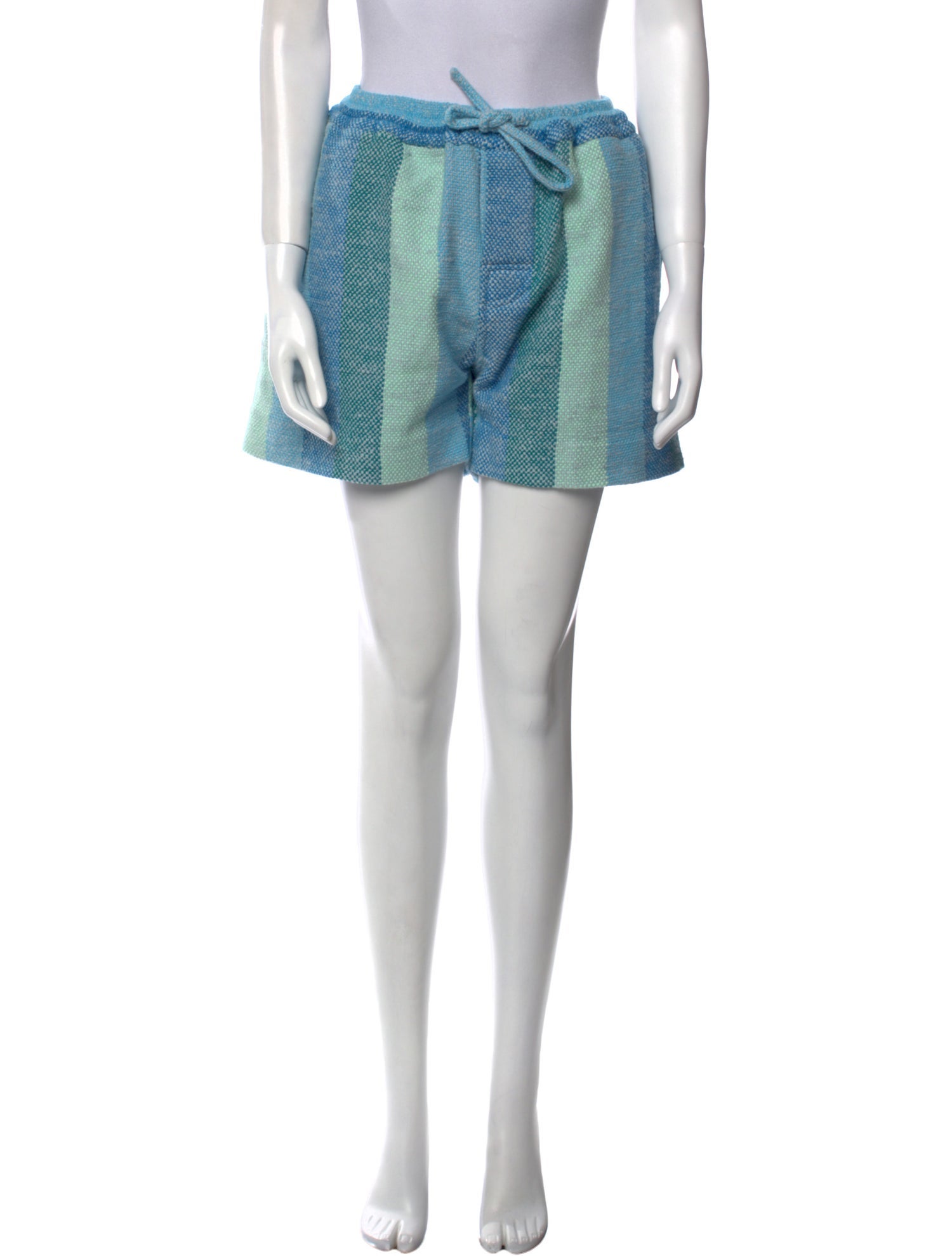 Marrakshi Life Colorblock Pattern Mini Shorts