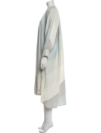 Marrakshi Life Colorblock Pattern Midi Length Dress