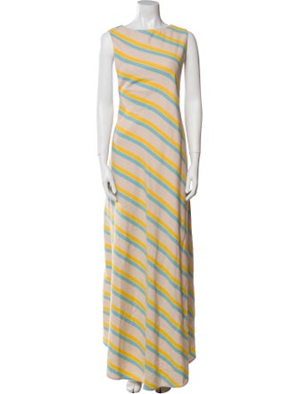 Marrakshi Life Striped Long Dress