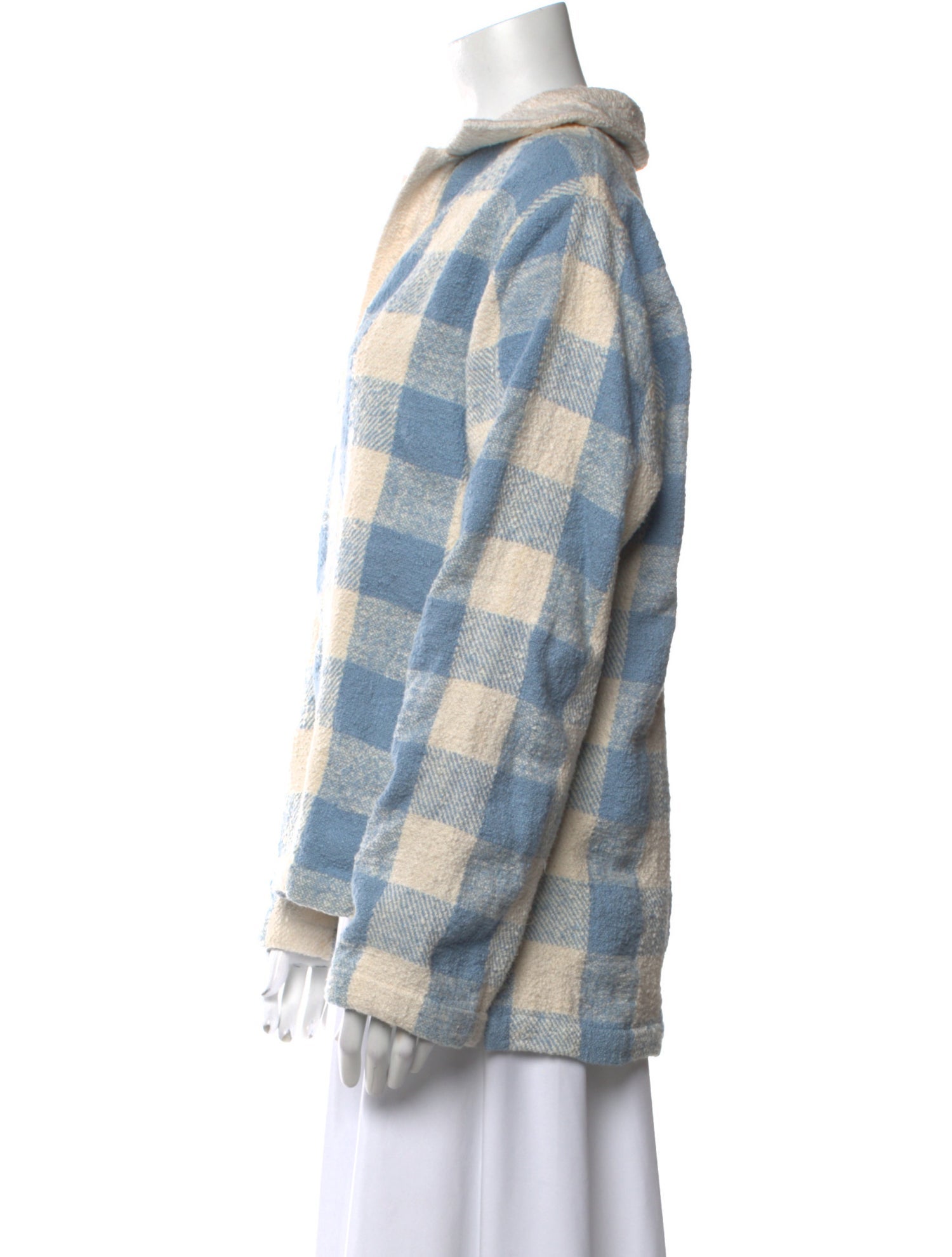 Marrakshi Life Plaid Print Long Sleeve Sweatshirt