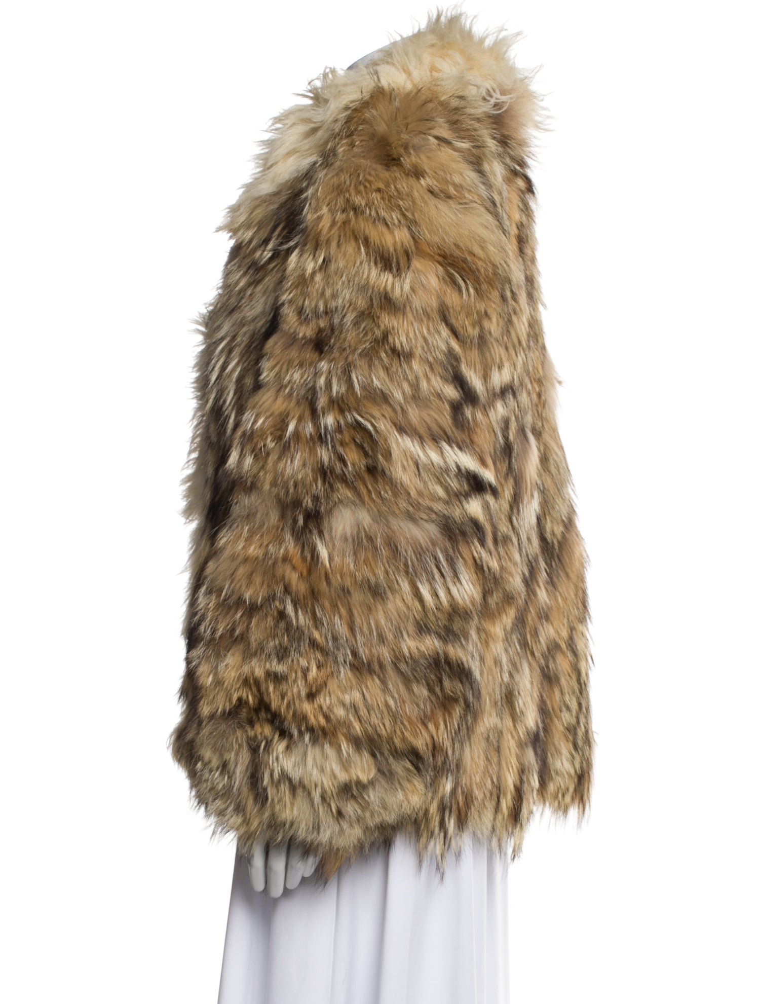 MADEMOISELLE FURS Printed Fur Jacket