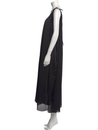Maskit V-Neck Long Dress
