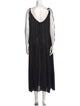 Maskit V-Neck Long Dress