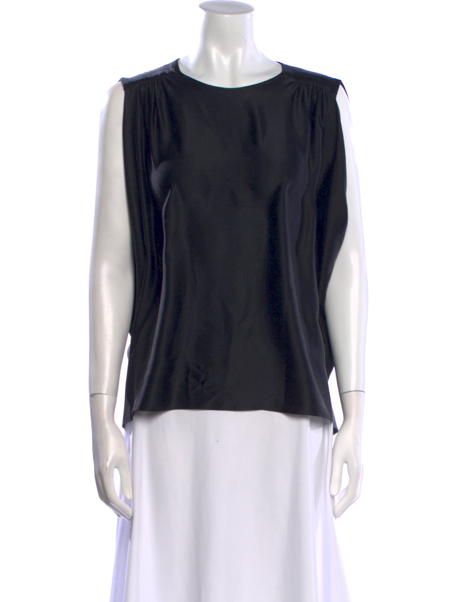 Maskit Silk Crew Neck Blouse