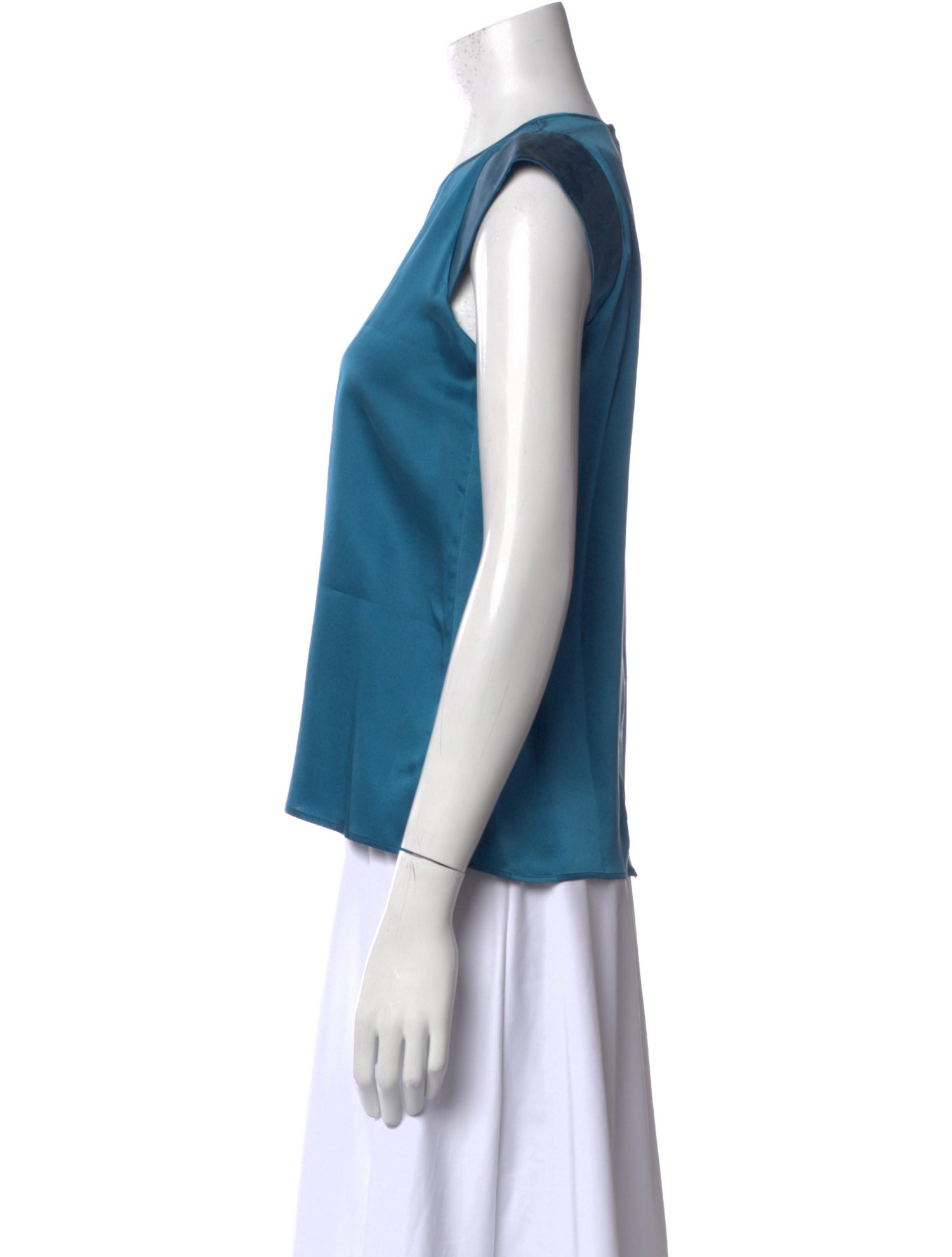 Maskit Silk Crew Neck Blouse