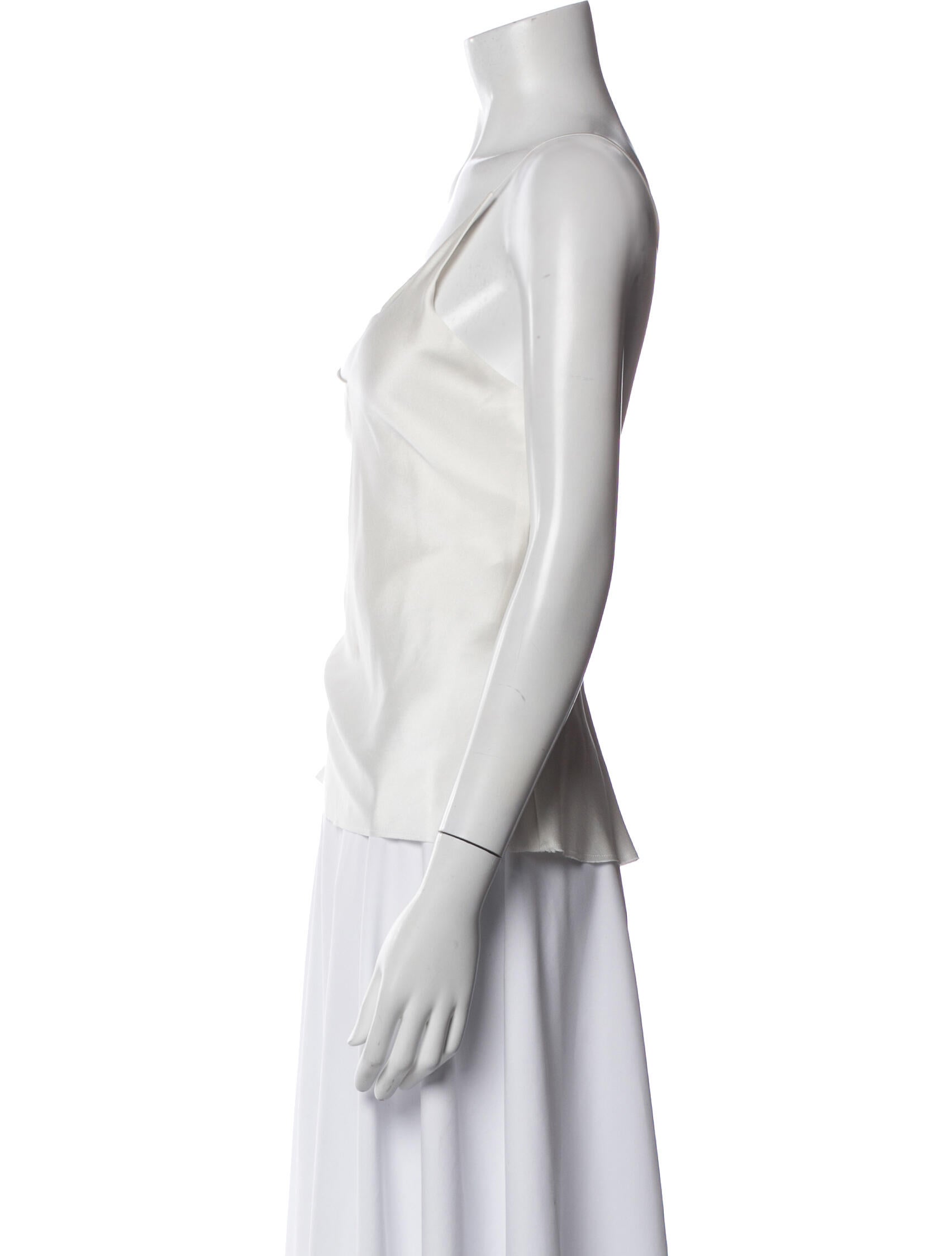 Maskit Silk V-Neck Top