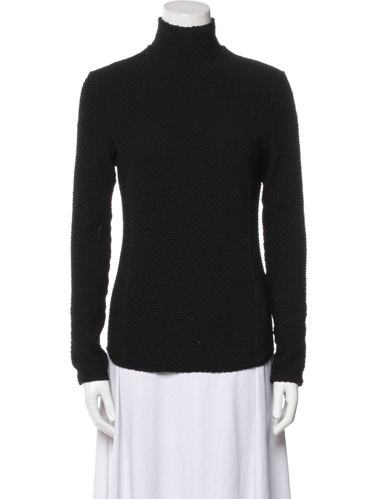 Mame Kurogouchi Turtleneck Long Sleeve Top
