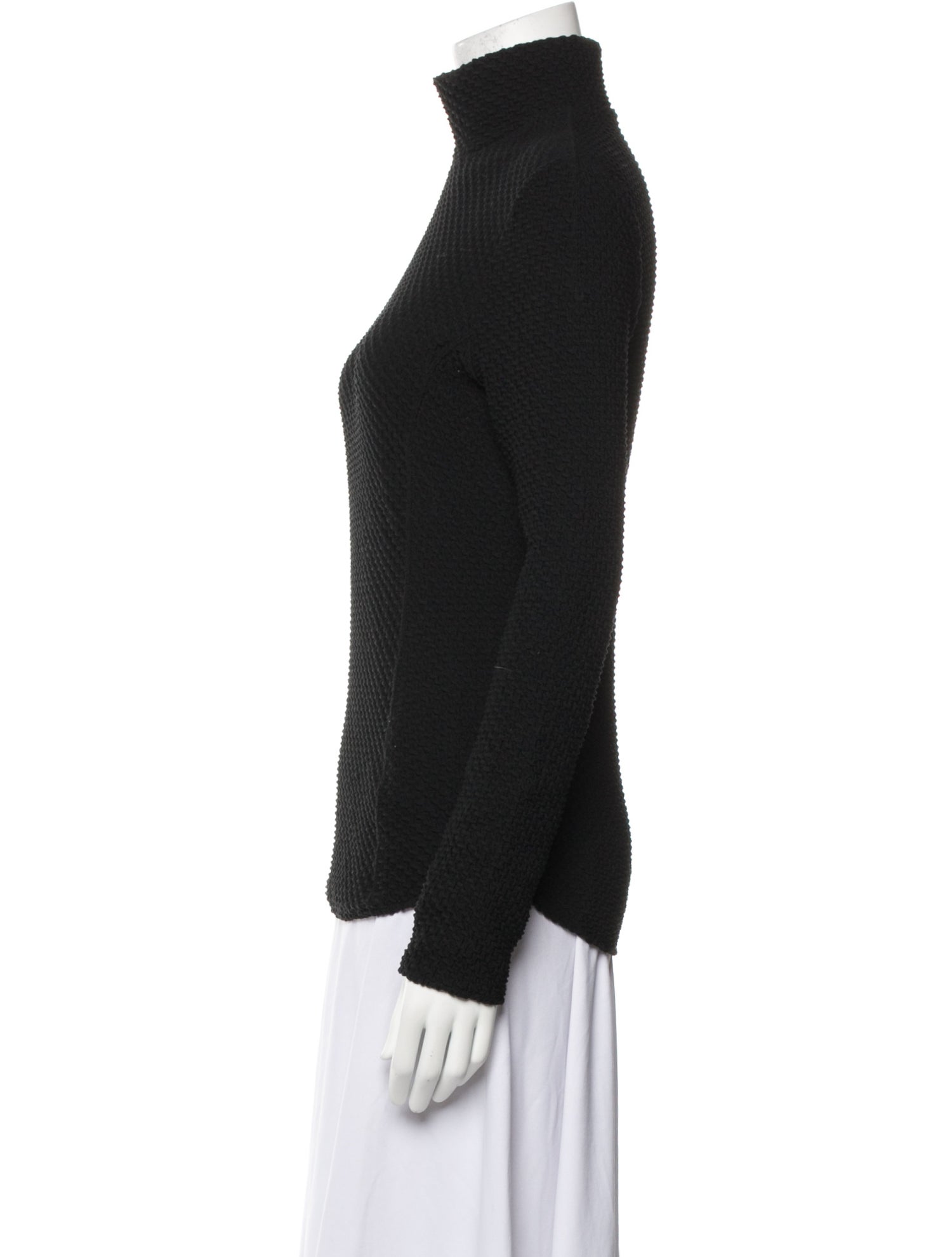 Mame Kurogouchi Turtleneck Long Sleeve Top