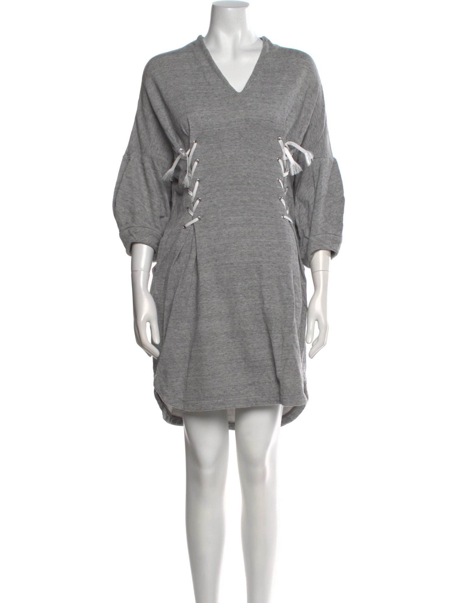 Mame Kurogouchi V-Neck Mini Dress